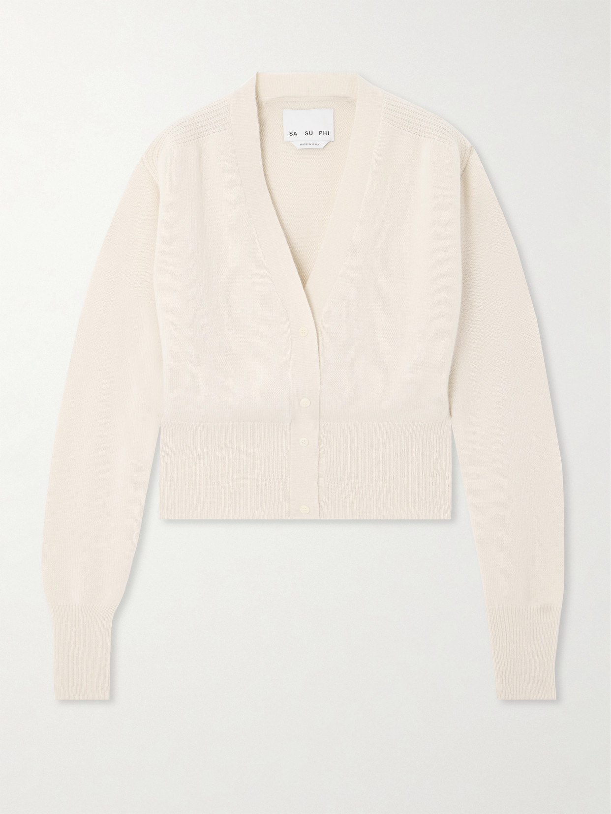 Sasuphi Cashmere Cardigan In Yellow