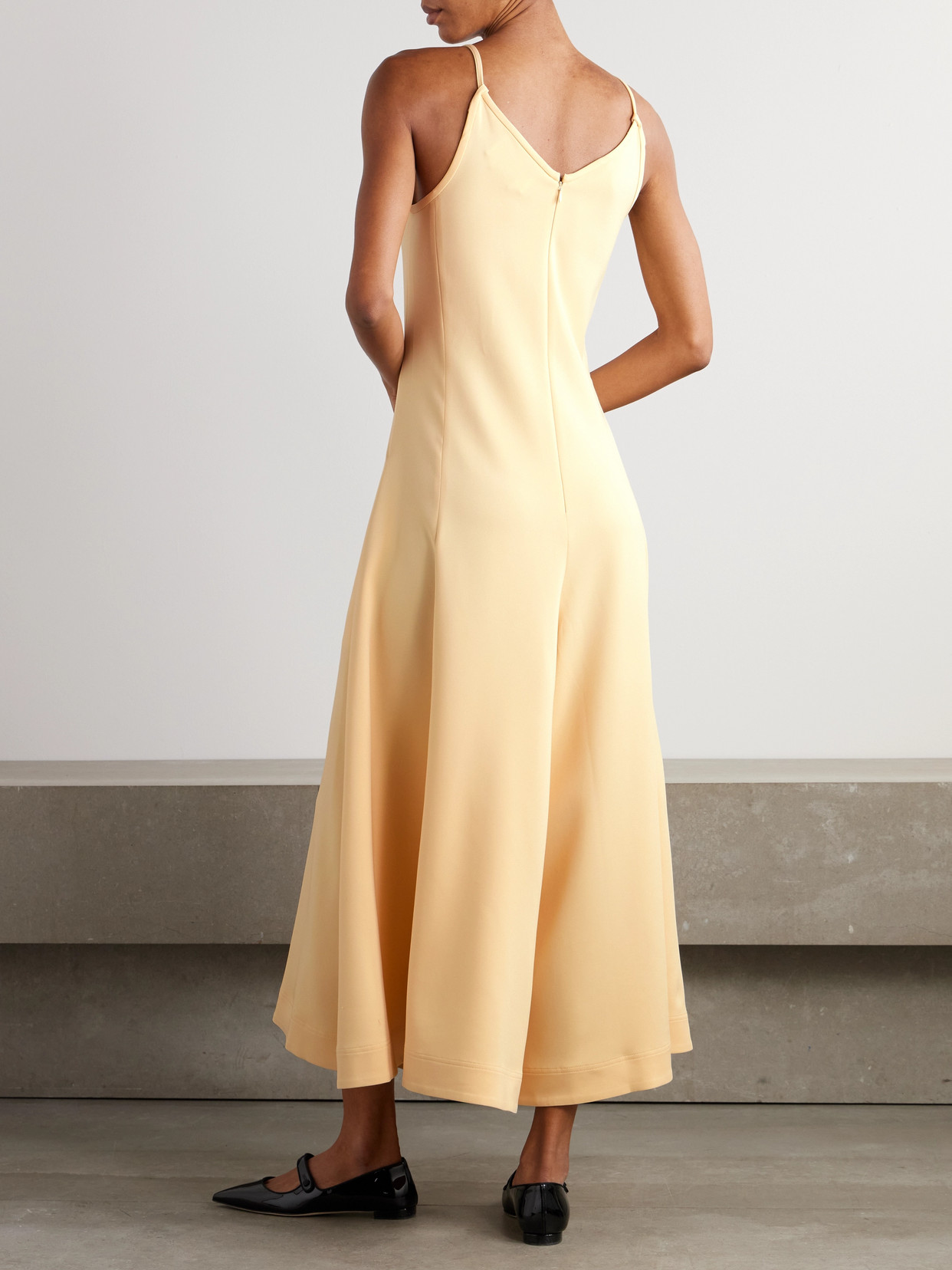 Sasuphi Ginevra Cady Jumpsuit In Yellow
