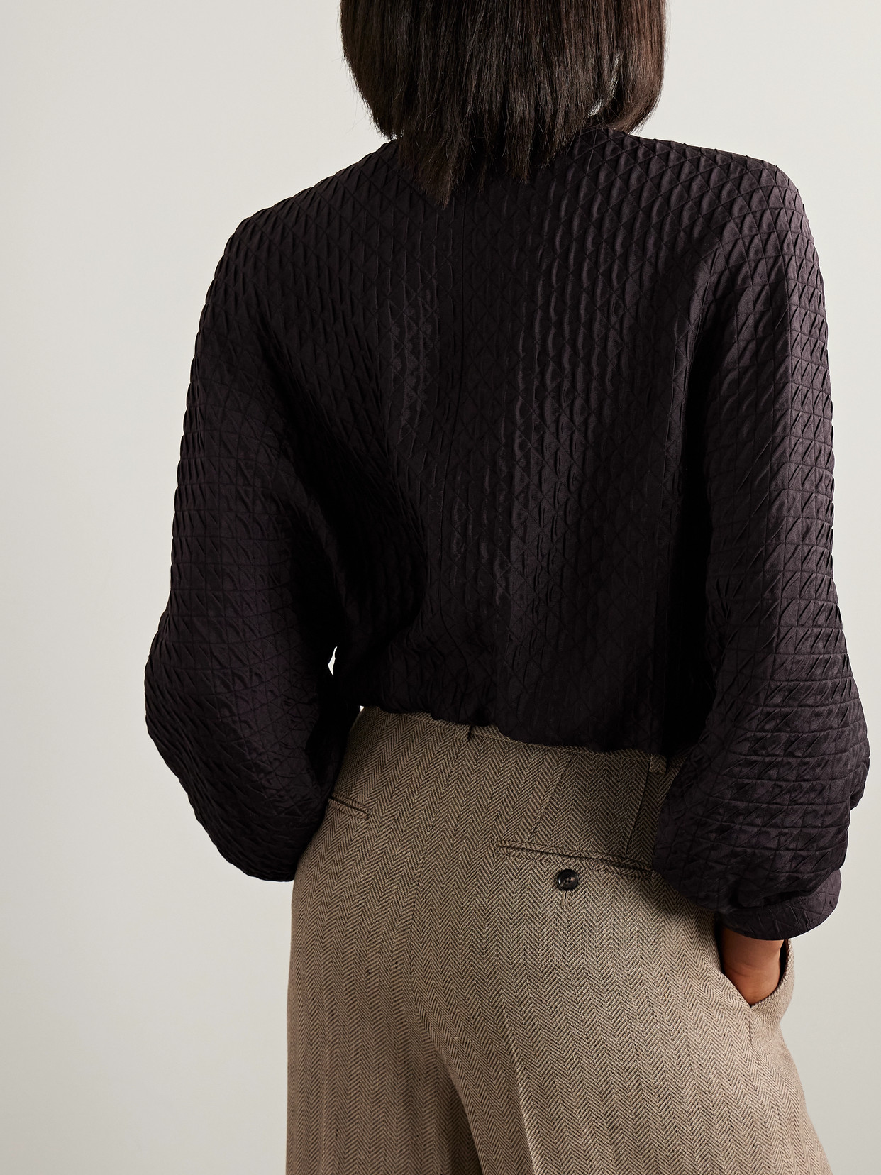 Loro Piana Benedetta Fluid Diamond Cloquet Jacket In Animal Print