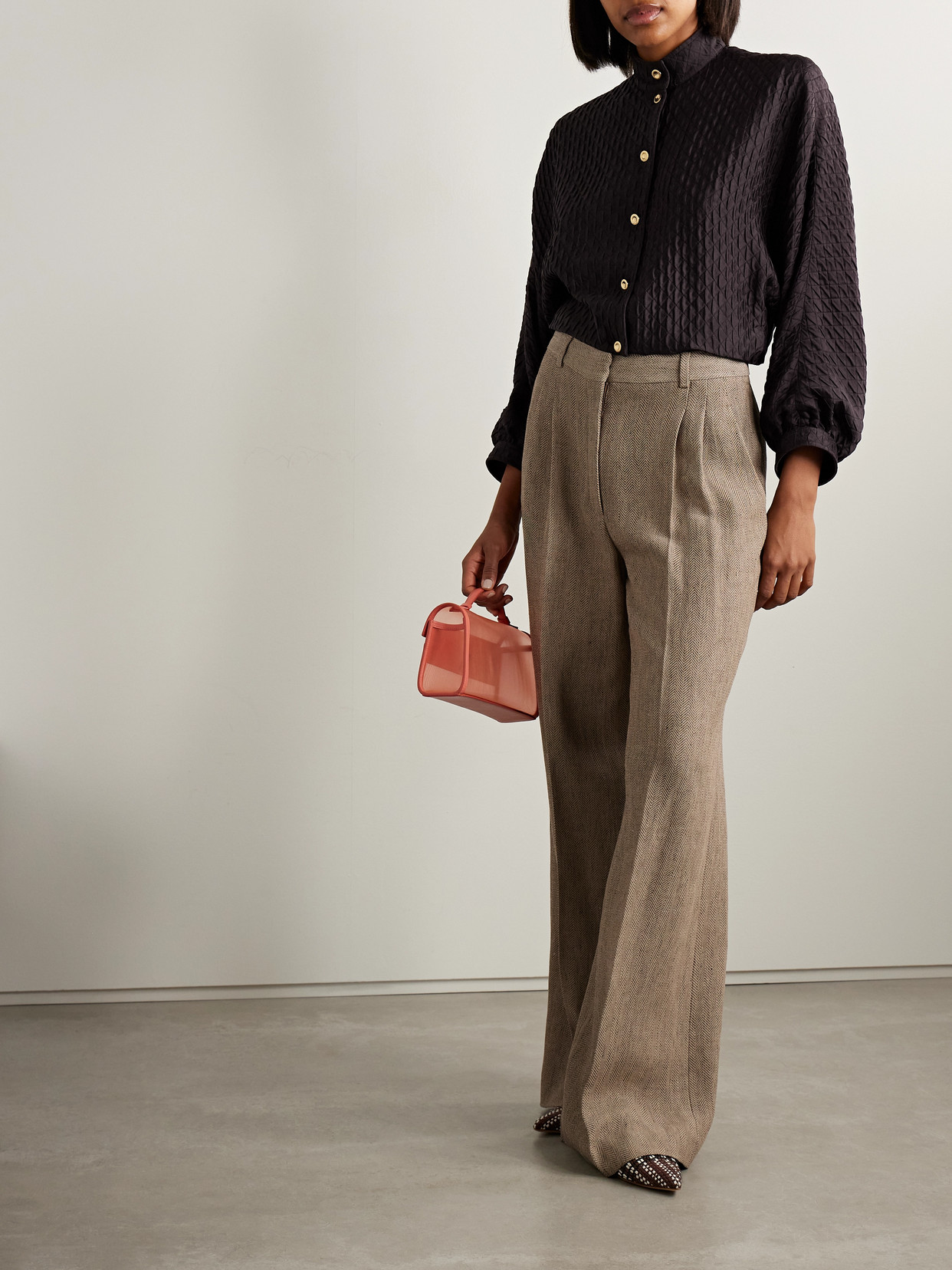 Loro Piana Benedetta Fluid Diamond Cloquet Jacket In Animal Print