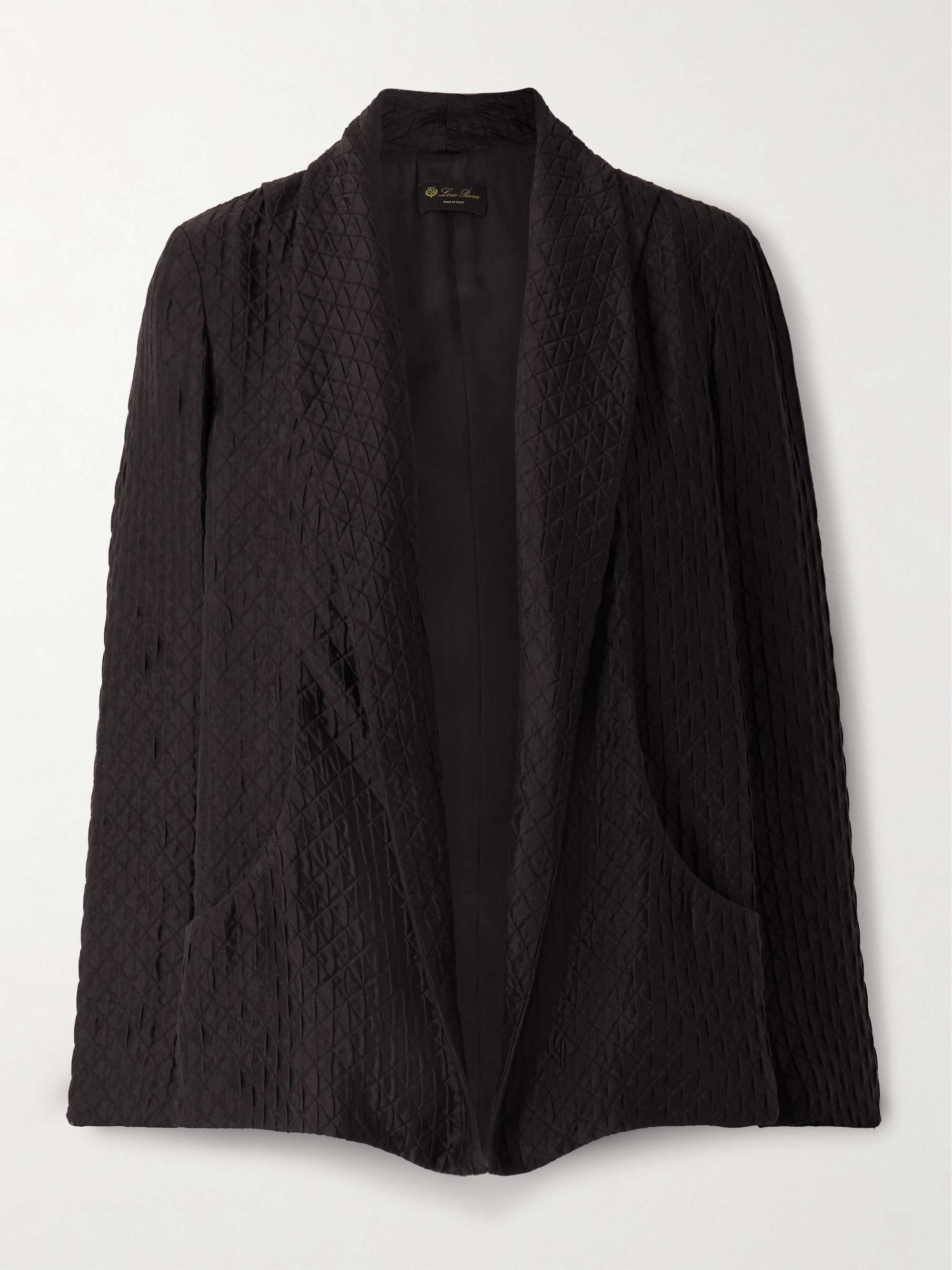 LORO PIANA Annie silk jacket | NET-A-PORTER LORO PIANA Annie silk jacket | NET-A-PORTER