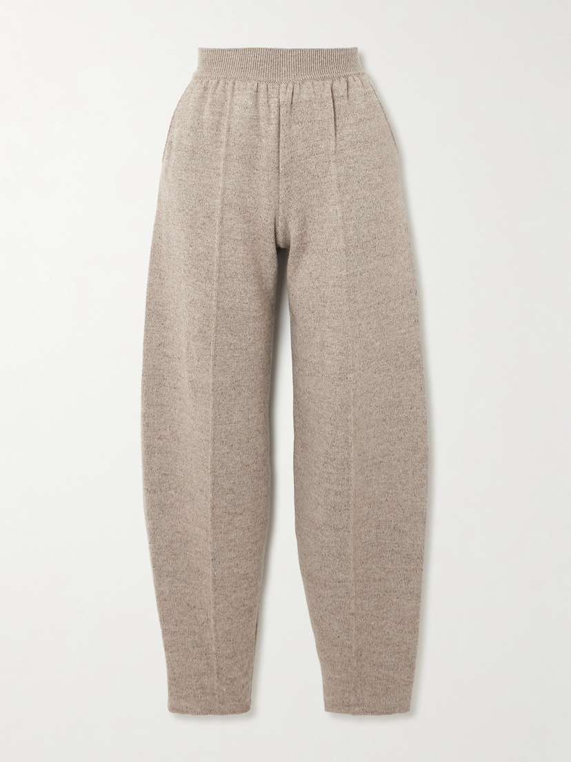 Loro Piana Linen And Cashmere-blend Tapered Pants
