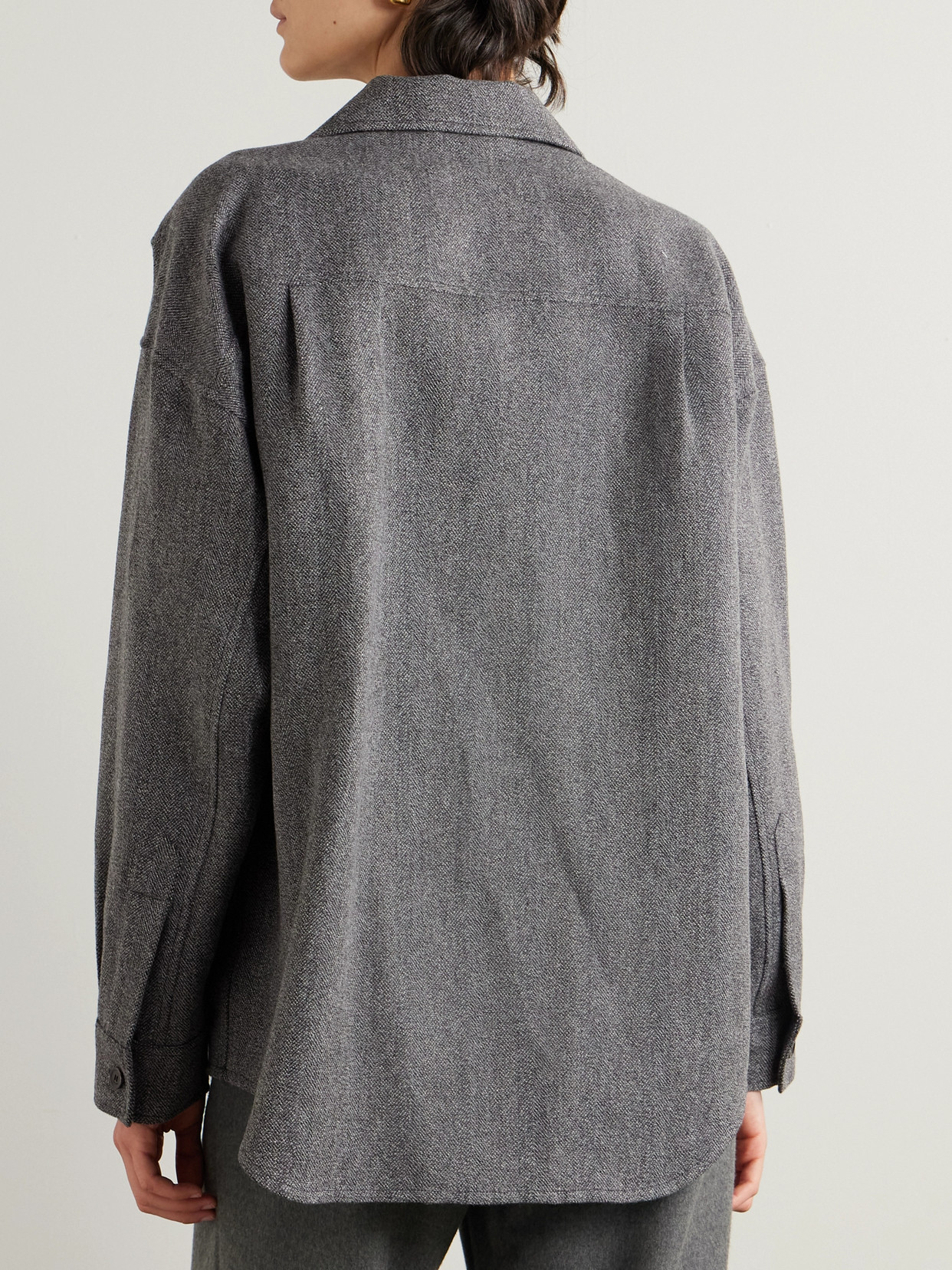Darby Linen, Wool And Cashmere-Blend Shirt
