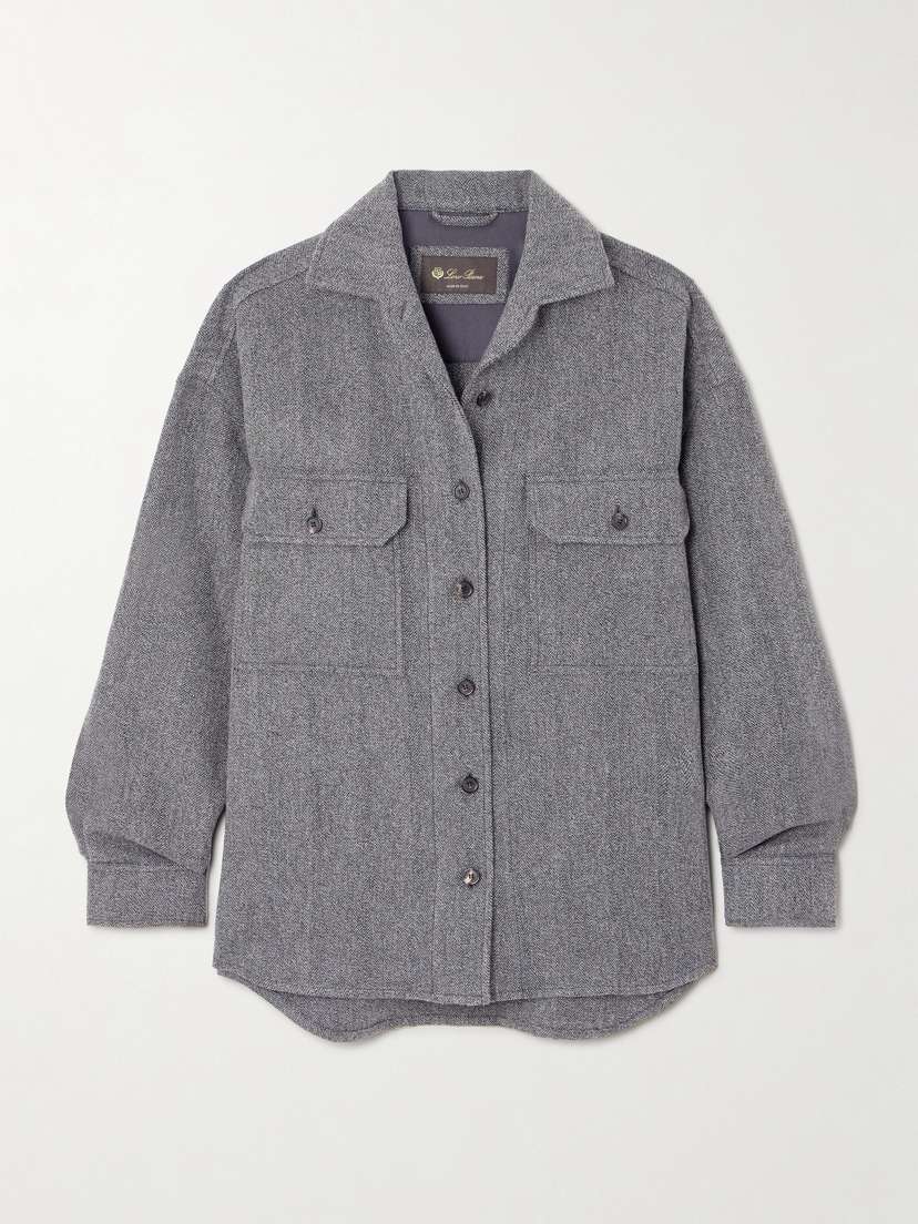 Loro Piana Darby Linen, Wool And Cashmere-blend Shirt