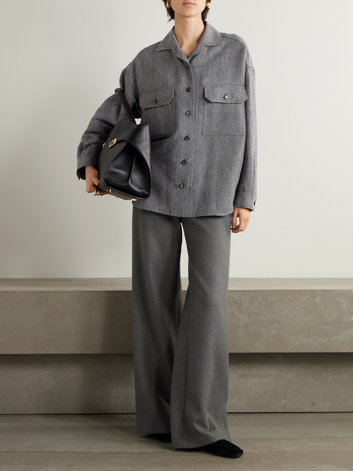 Darby Linen, Wool And Cashmere-Blend Shirt