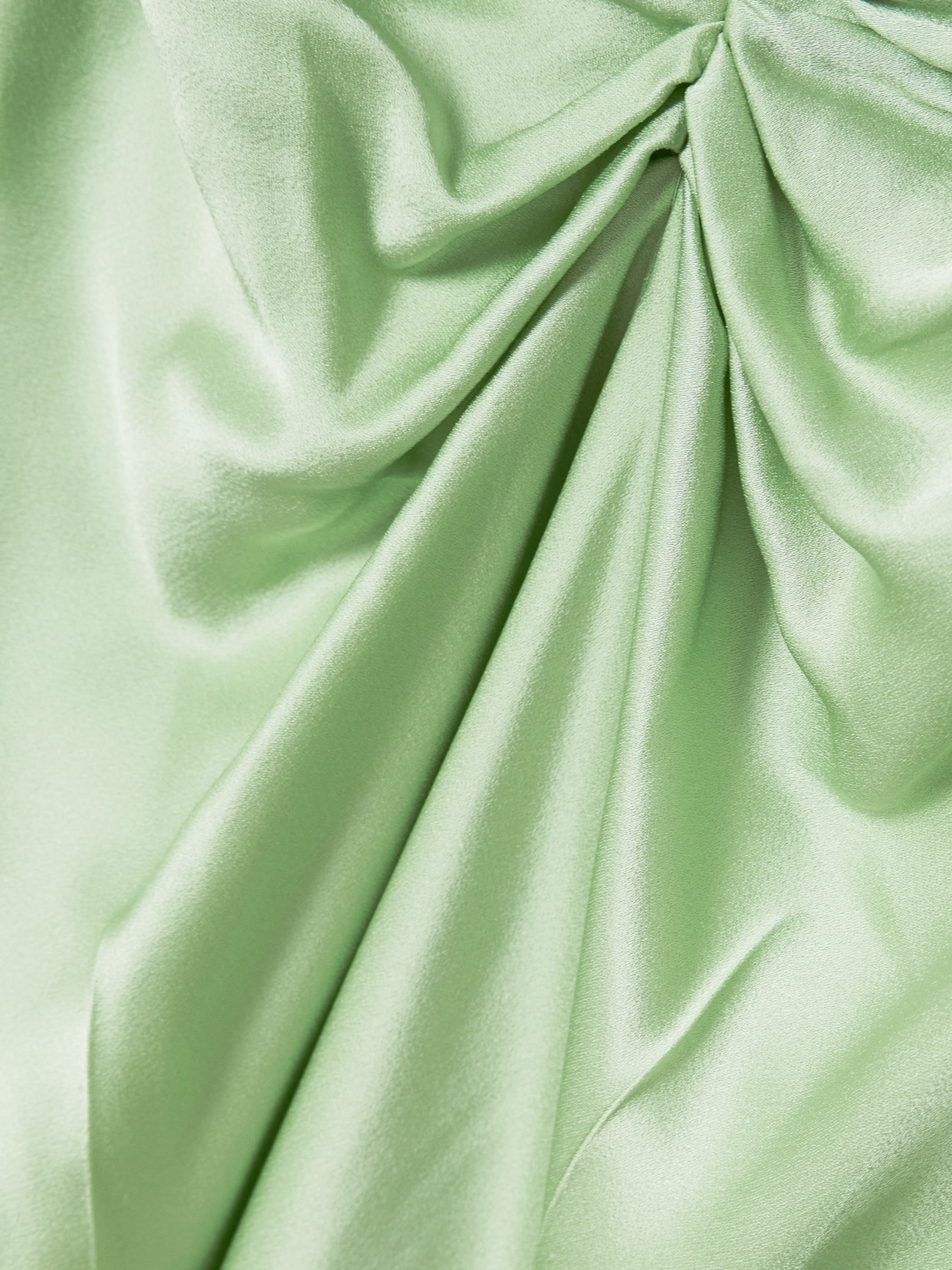 Victoria Beckham Jade Green Ruffled Midi Dress In Green