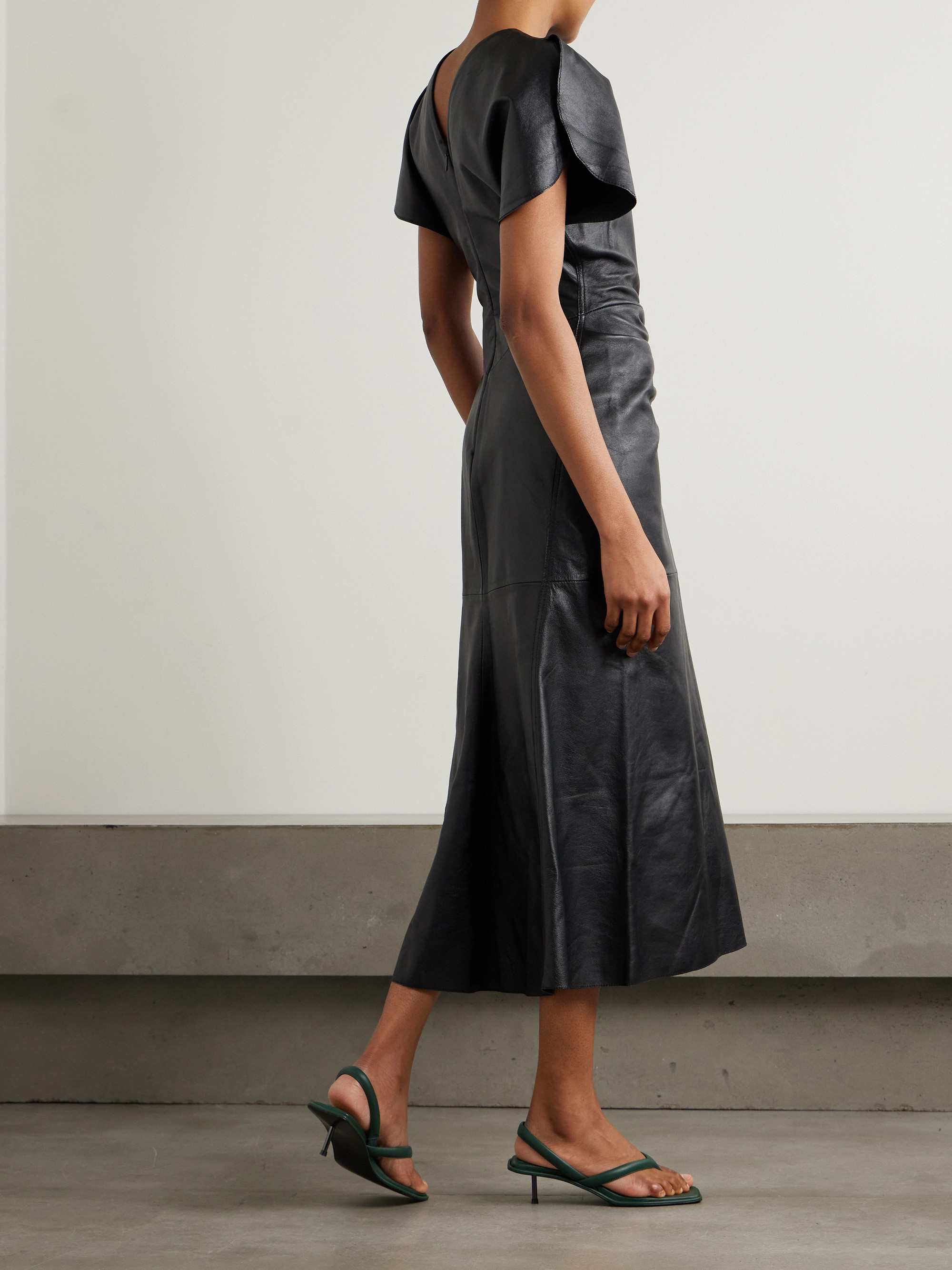layered strapless dress Giavana Strapless Layered Midi Dress Off White L
