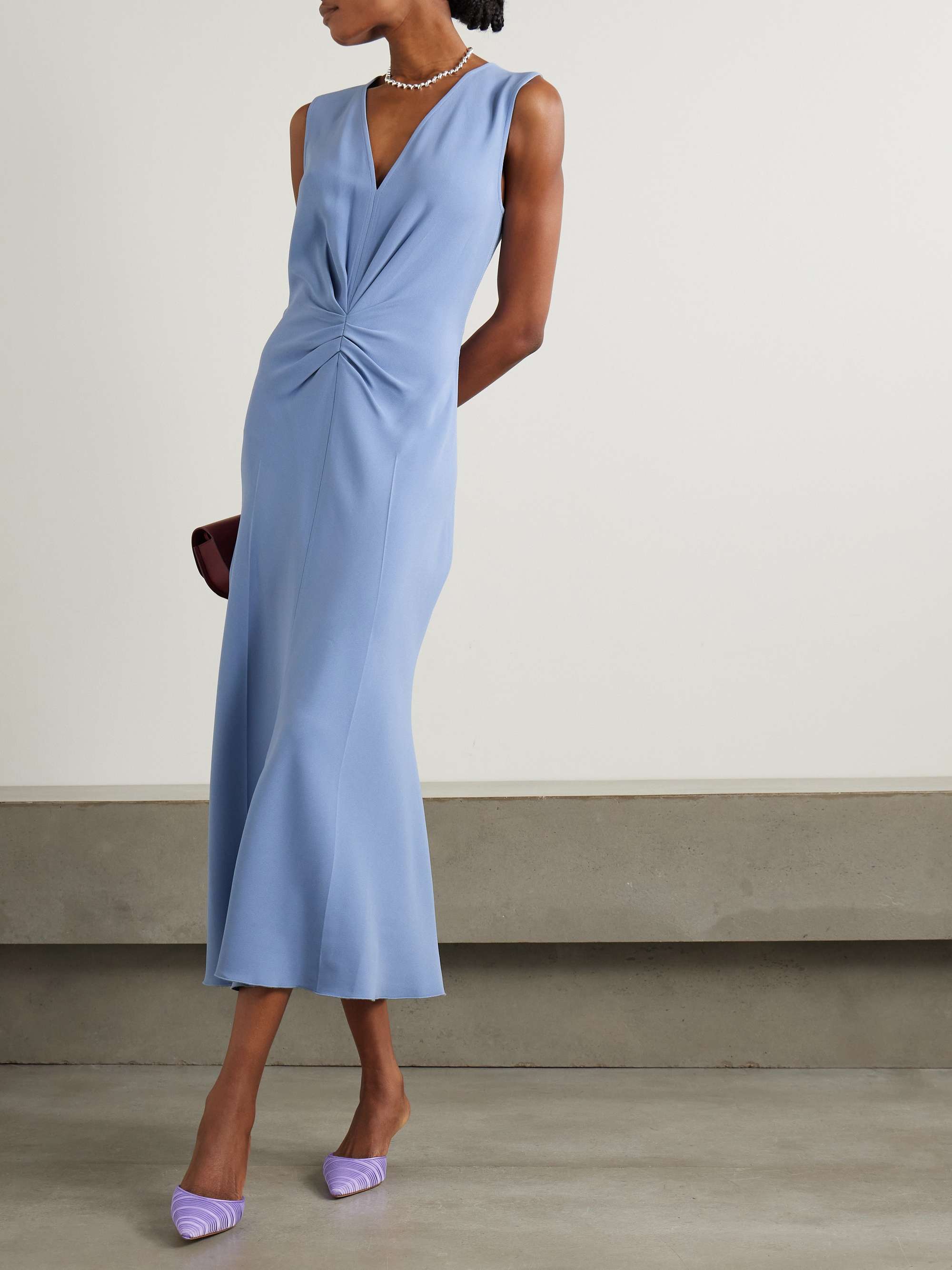Victoria beckham v neck dress new arrivals