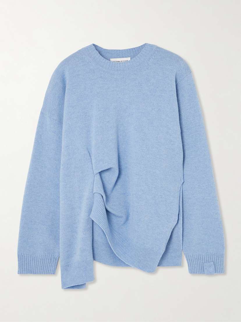 Victoria Beckham Gathered Wool Sweater