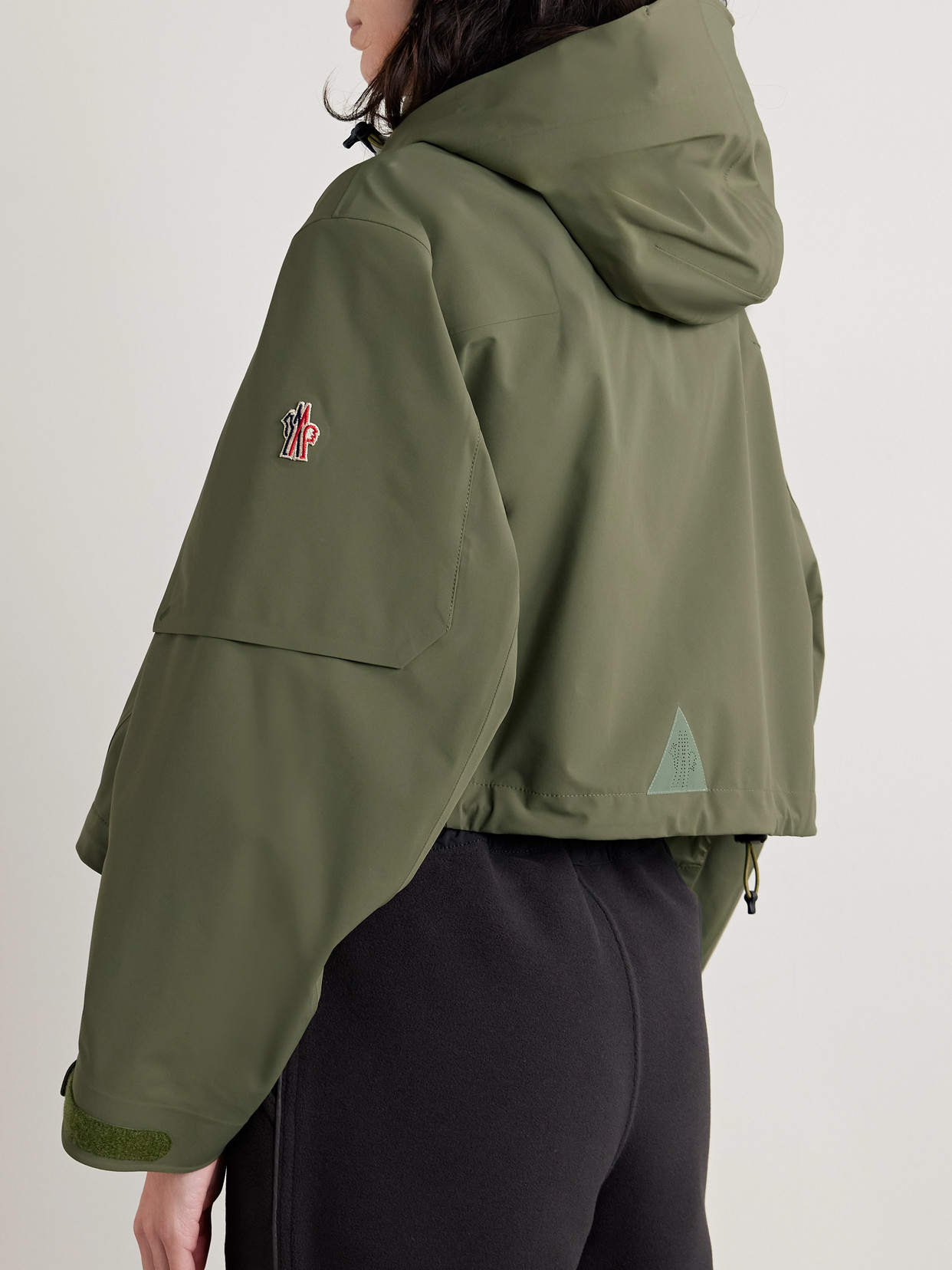 Moncler Grenoble Kibira Water Repellent Jacket In Green