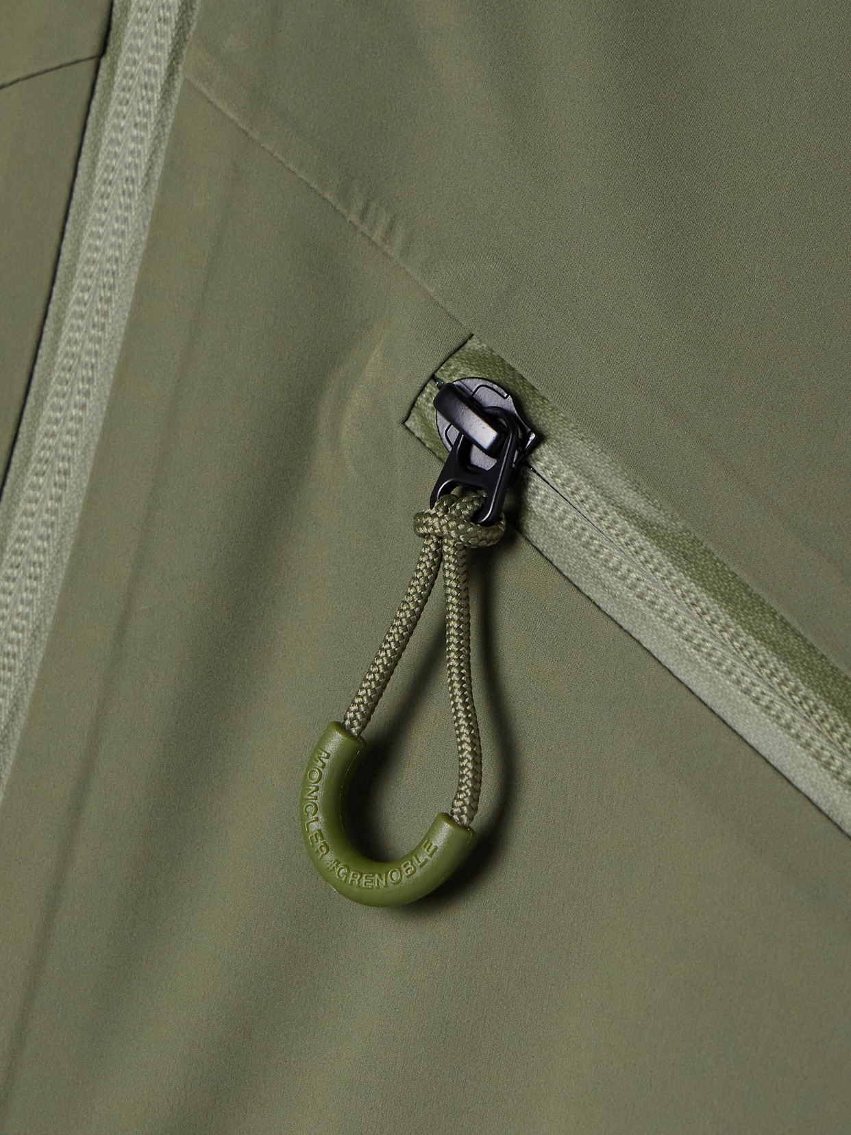 Moncler Grenoble Kibira Water Repellent Jacket In Green
