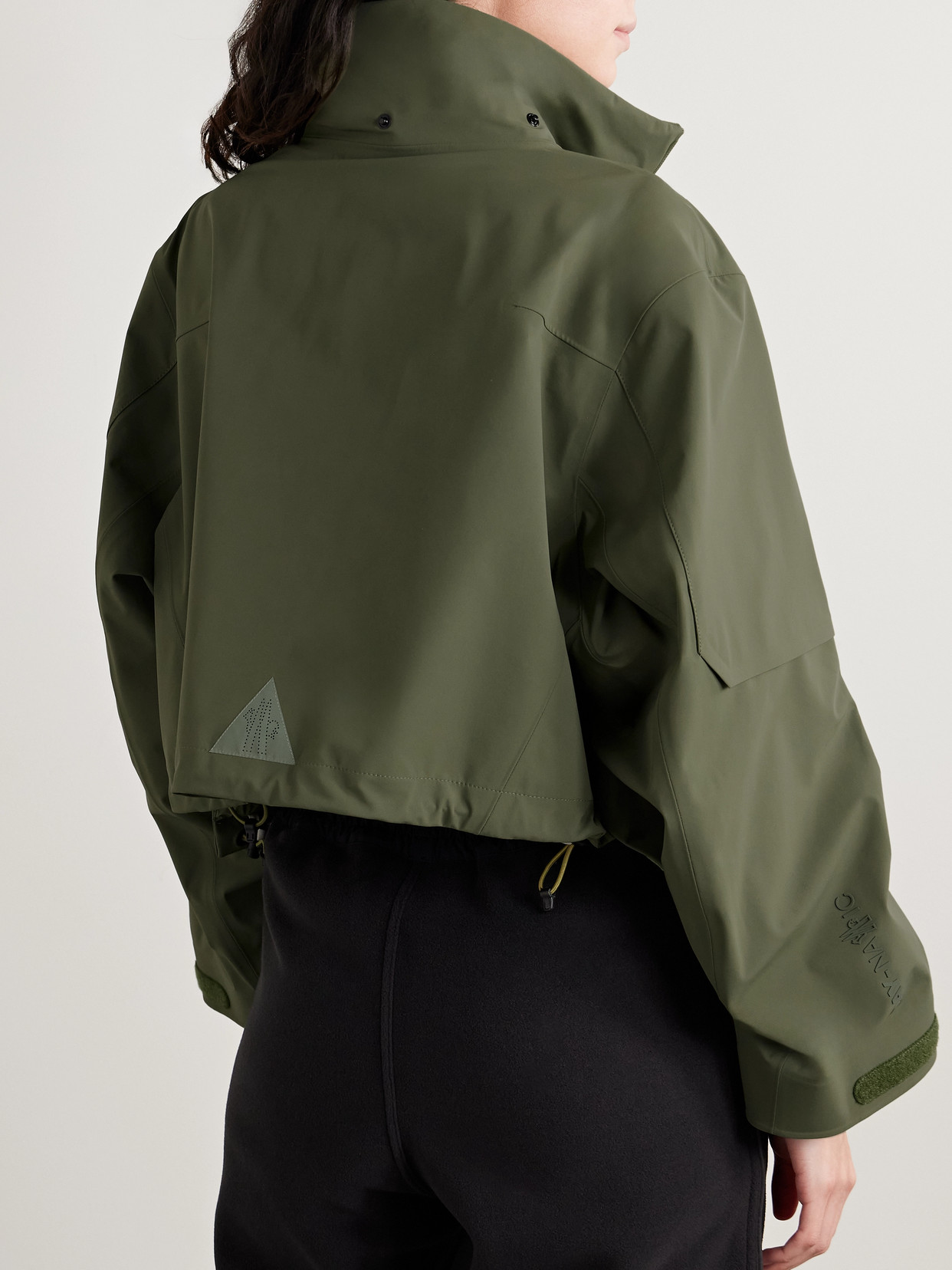 Moncler Grenoble Kibira Water Repellent Jacket In Green