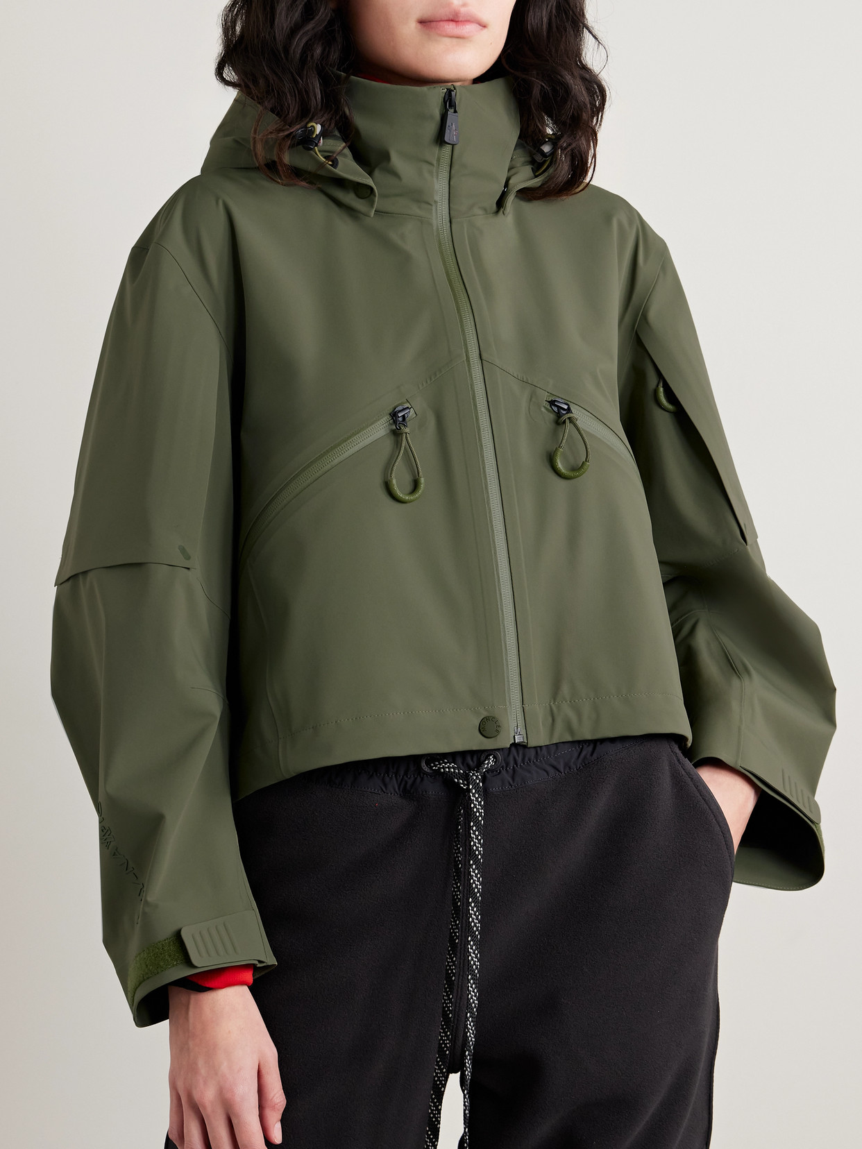 Moncler Grenoble Kibira Water Repellent Jacket In Green
