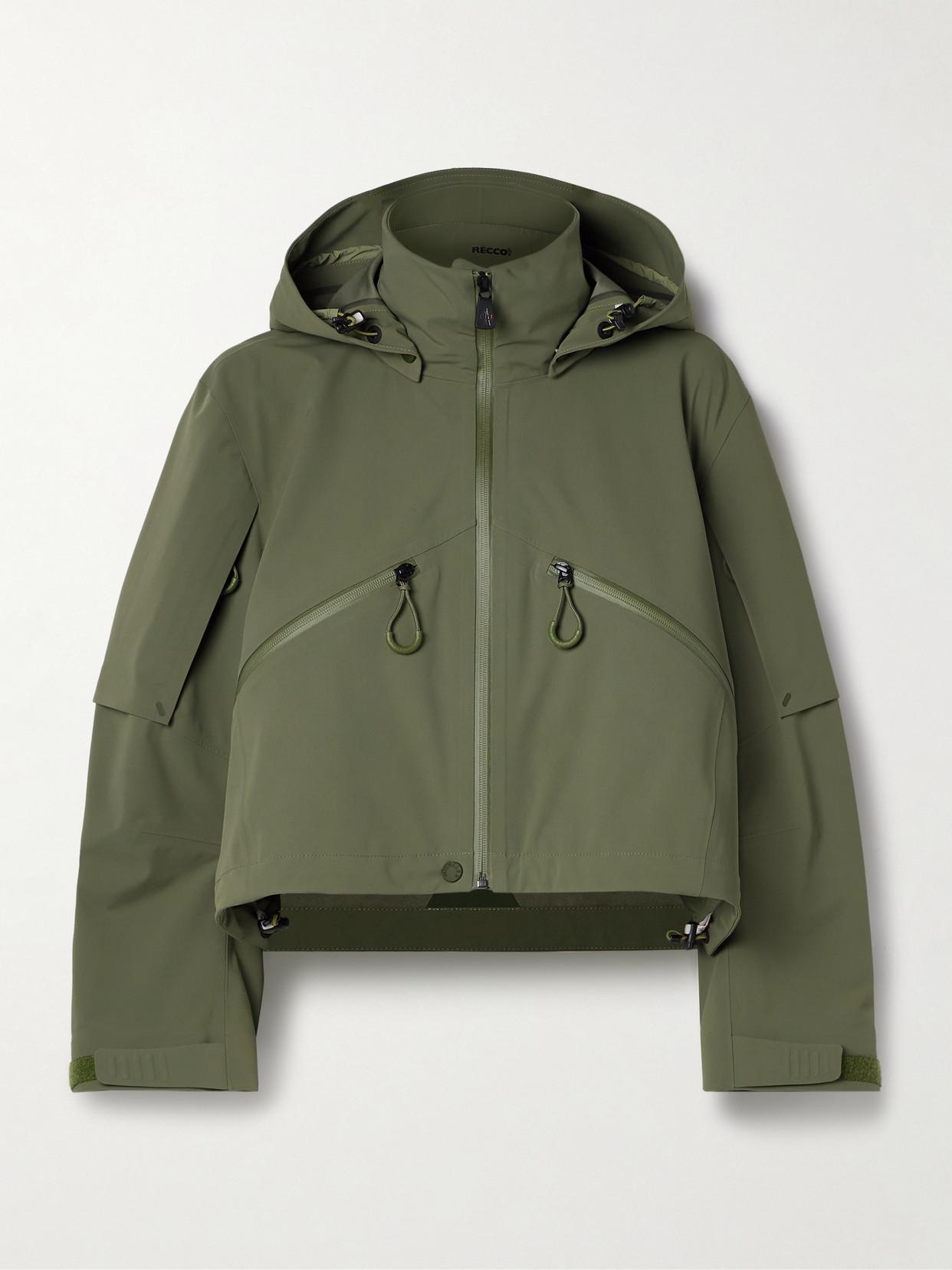 Moncler Grenoble Kibira Water Repellent Jacket In Green