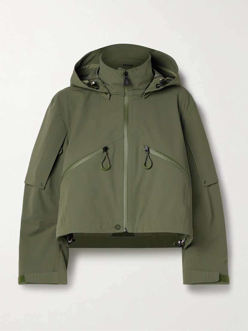 Moncler Grenoble Kibira Appliquéd Shell Hooded Jacket