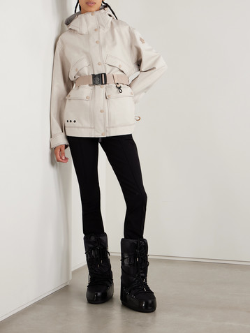 MONCLER GRENOBLE Tarkine hooded belted canvas jacket