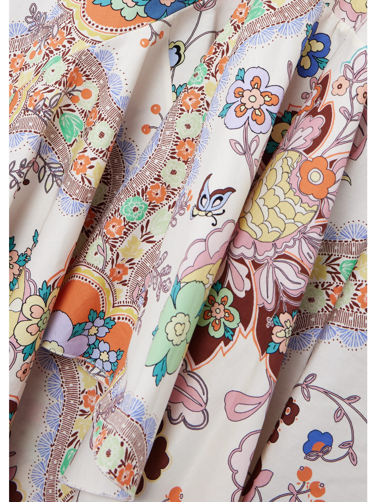 Etro Midi Skirt In Neutral