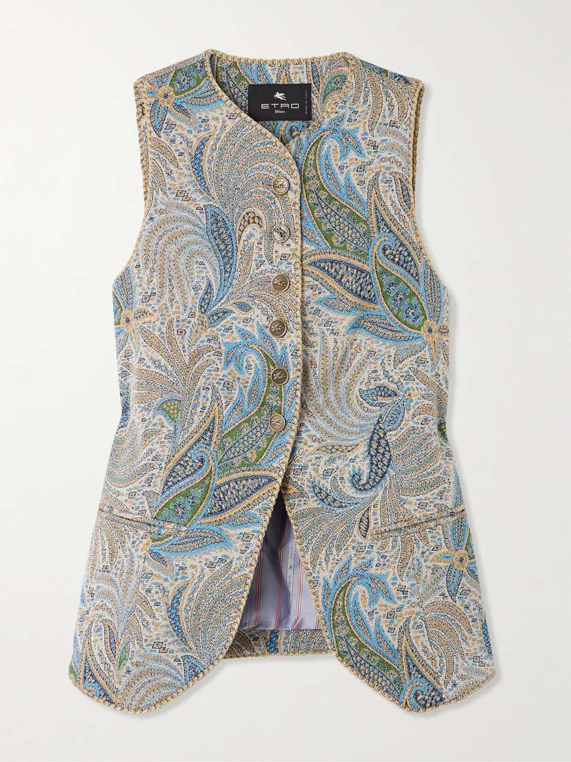 Etro Jacquard-knit Vest