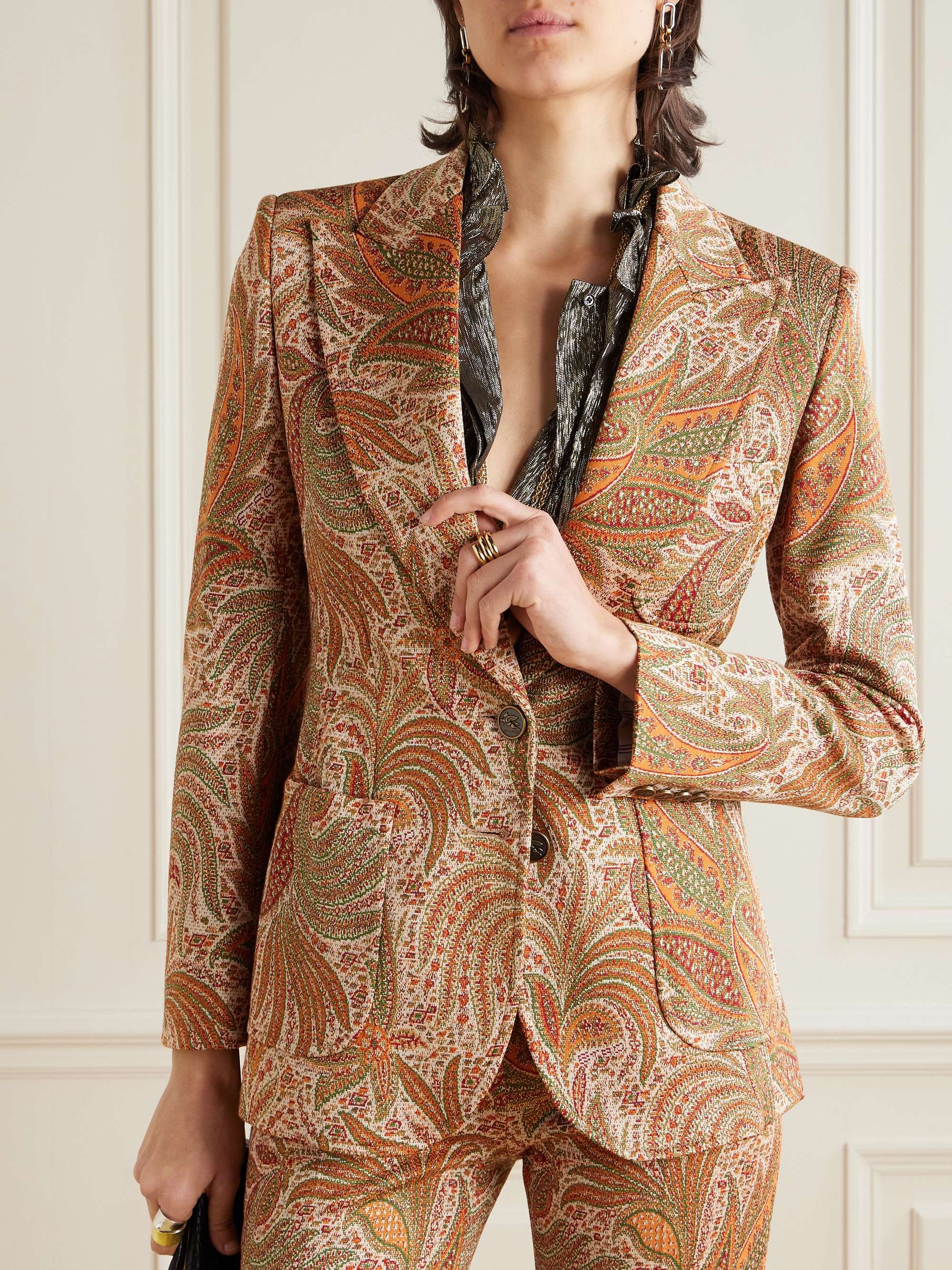 ETRO Jacquard-knit blazer | NET-A-PORTER ETRO Jacquard-knit blazer | NET-A-PORTER