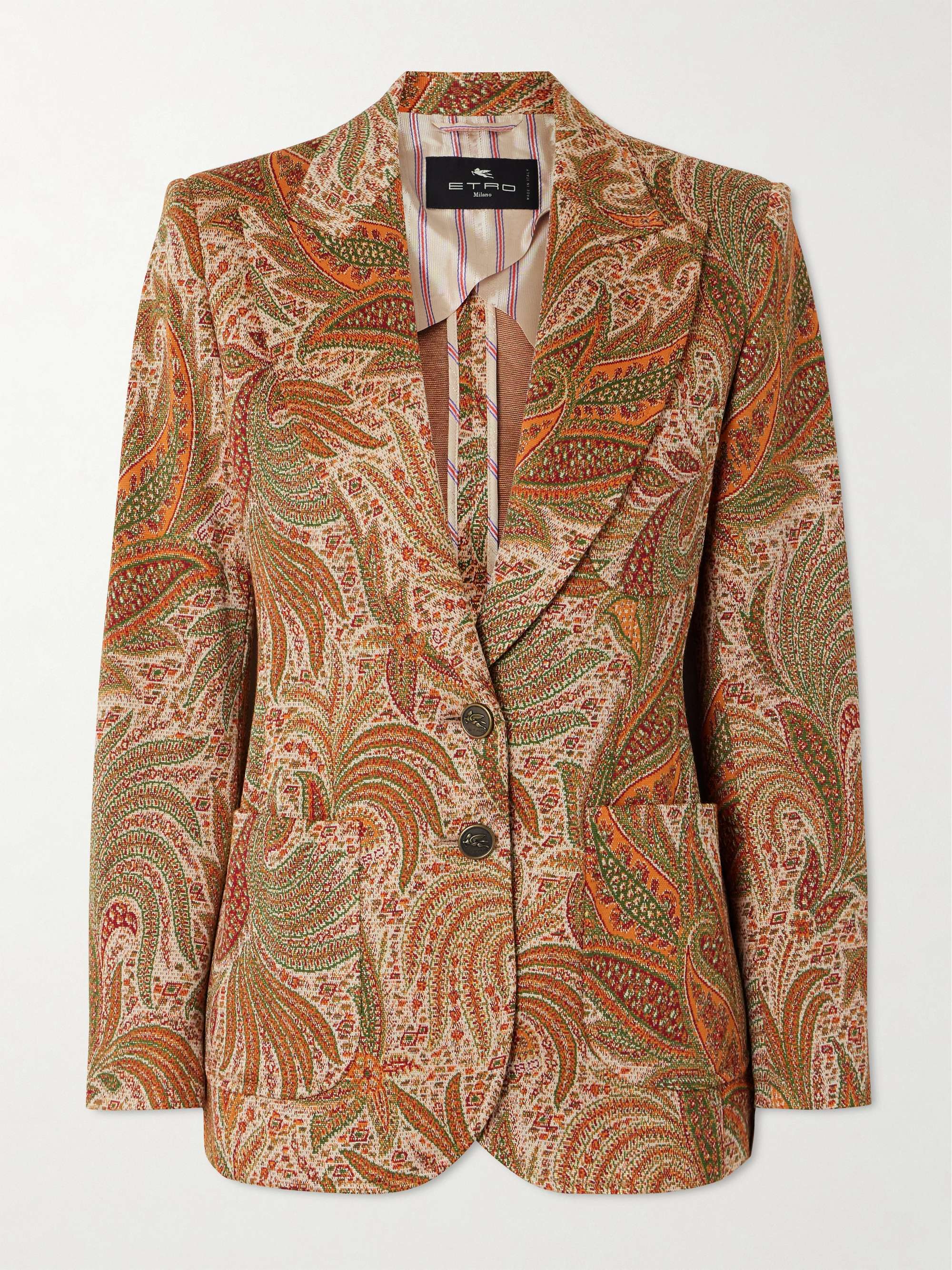 ETRO Jacquard-knit blazer | NET-A-PORTER ETRO Jacquard-knit blazer | NET-A-PORTER