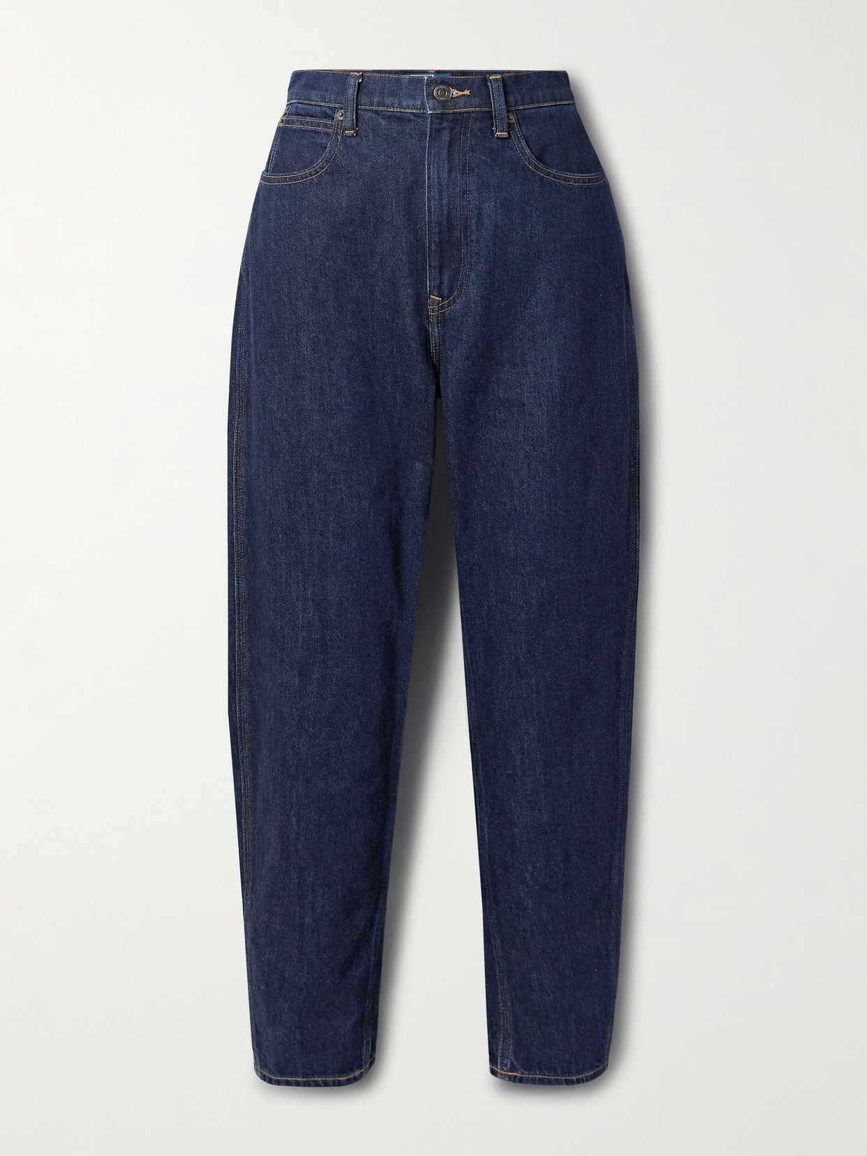 Polo Ralph Lauren High-rise Tapered Jeans In Blue