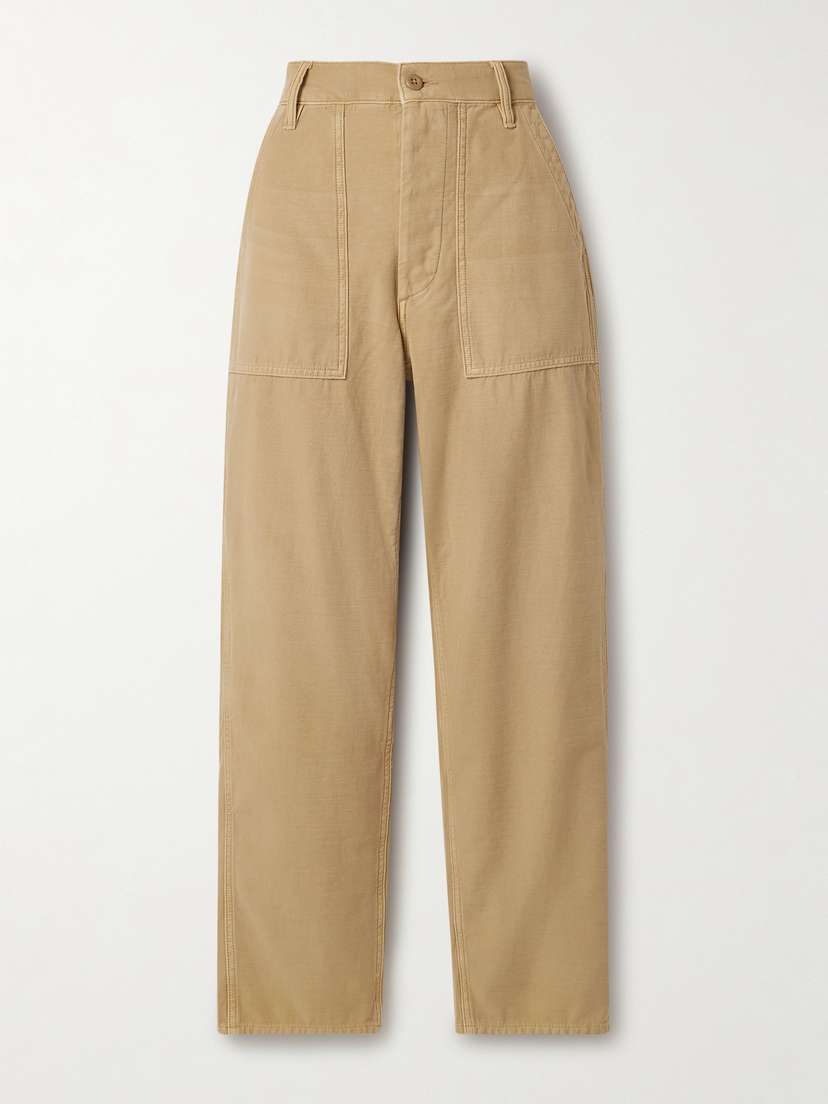 Polo Ralph Lauren The Ricky Cropped Cotton Straight-leg Pants