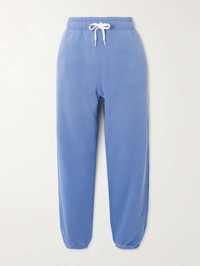 Polo Ralph Lauren Embroidered Cotton-blend Jersey Sweatpants