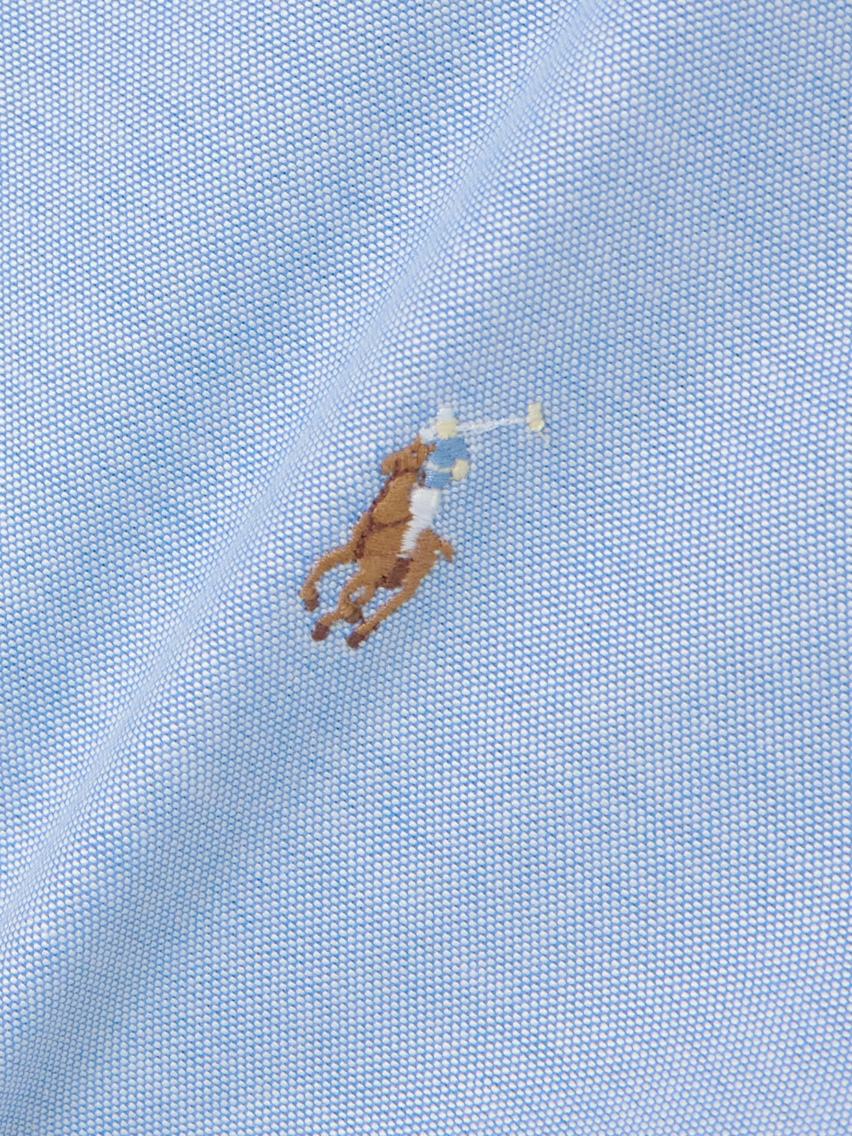 Polo Ralph Lauren - Embroidered Cotton-Blend Oxford Shirt