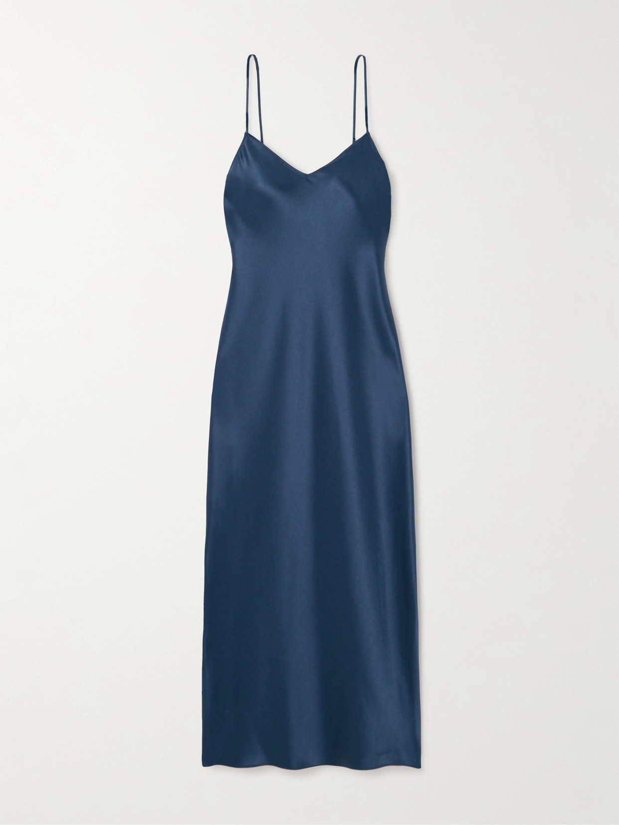 Polo Ralph Lauren - Satin Midi Dress - Navy