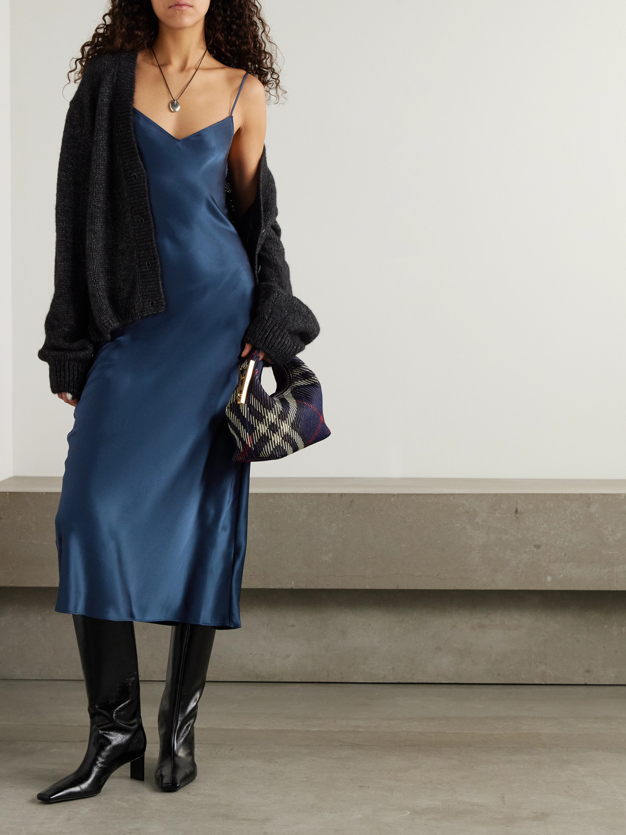 Polo Ralph Lauren Sleeveless Cocktail Dress In Blue