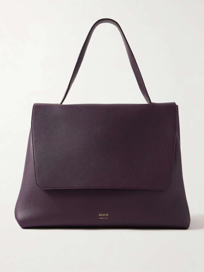 Khaite Lia Large Textured-leather Tote