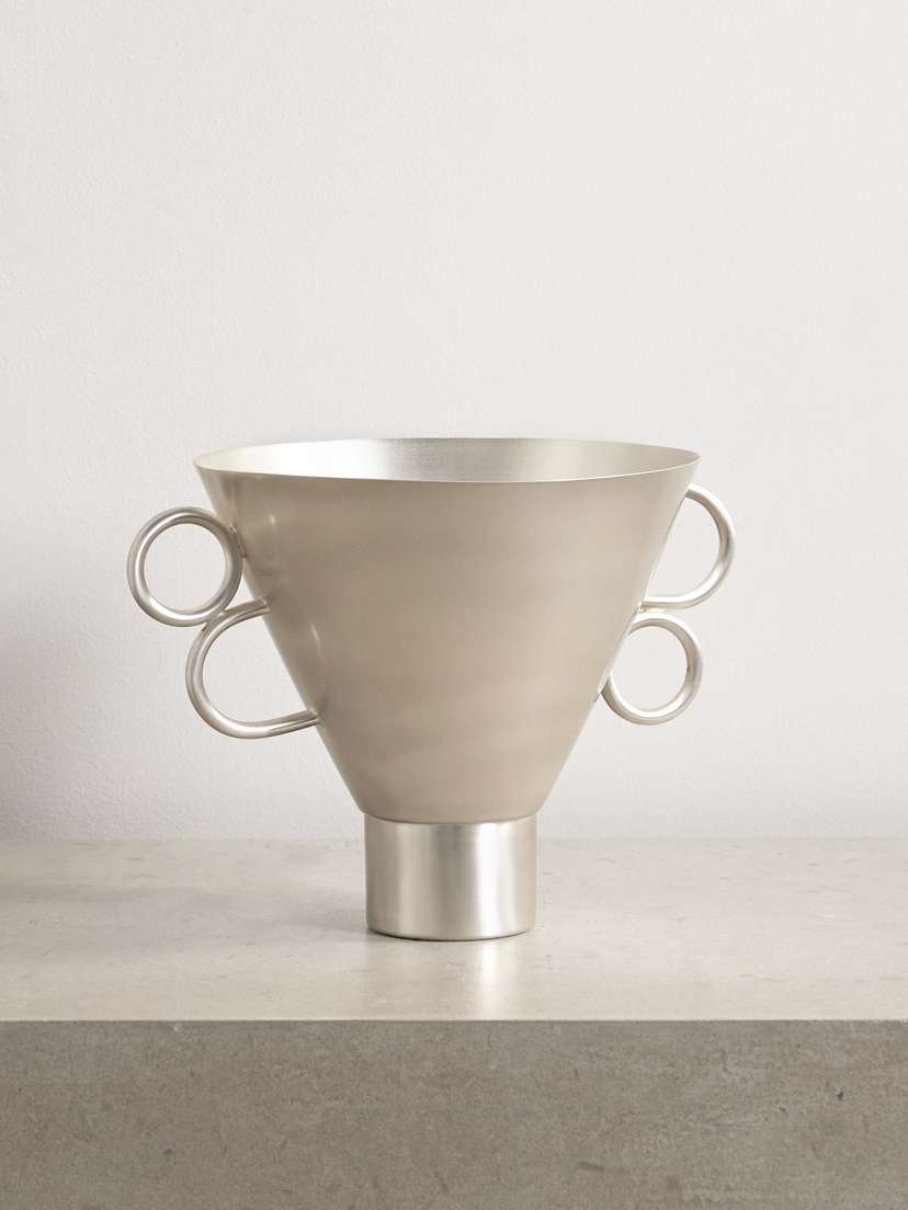 Natalia Criado Oreja Silver-plated Vase