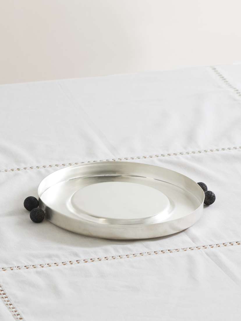 Natalia Criado Lava Silver-plated Plate