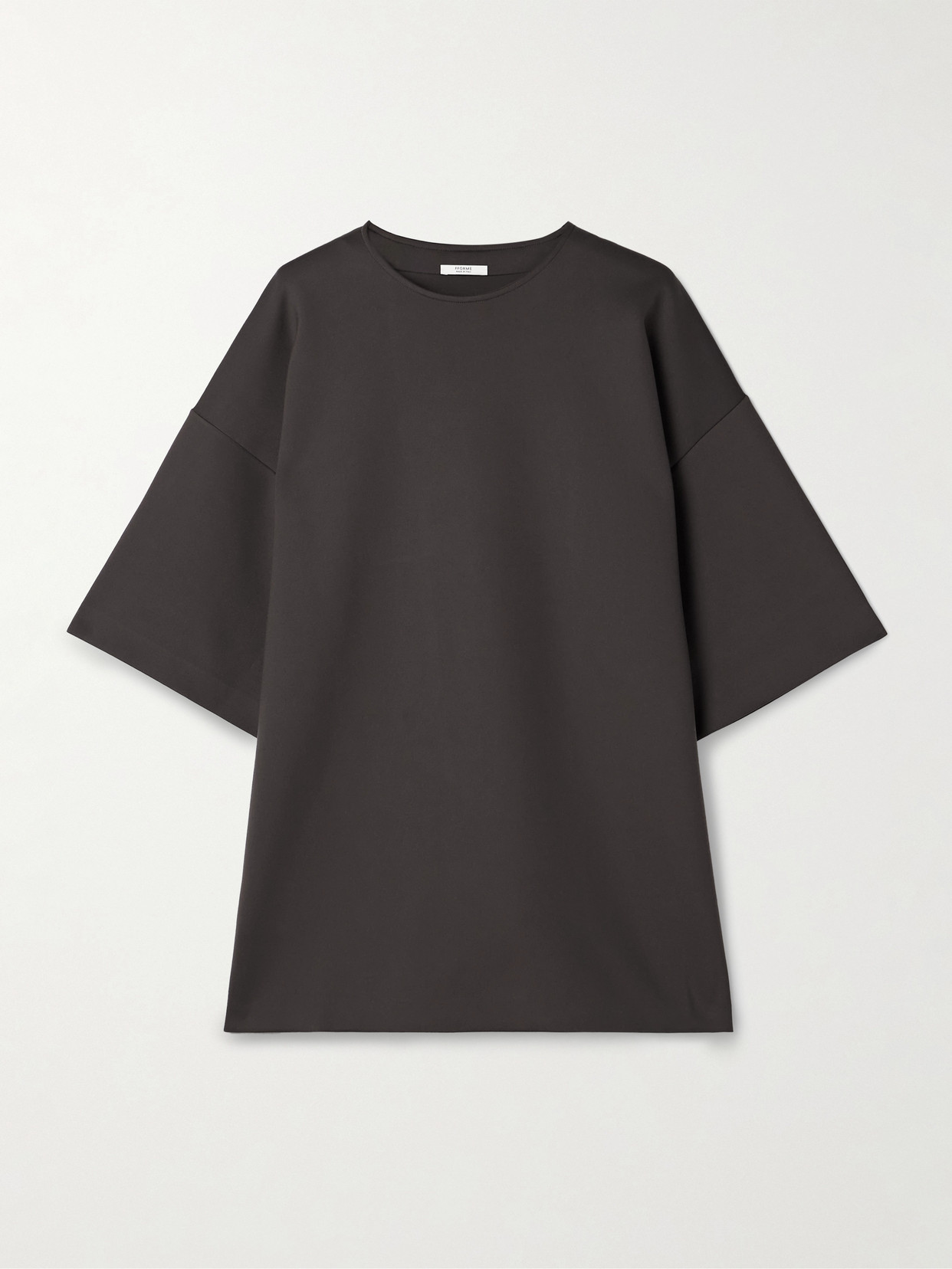 Fforme Stretch-ponte T-shirt In Brown