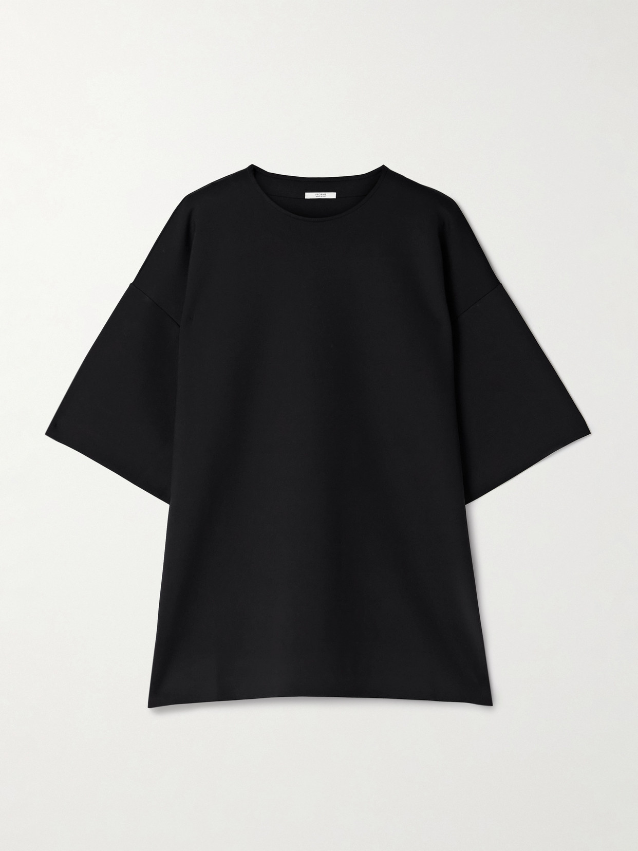 Fforme Stretch-ponte T-shirt In Black