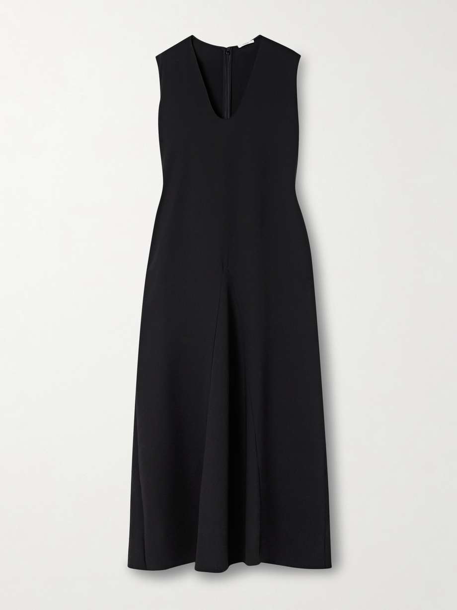 mattie silk-crepe maxi dress