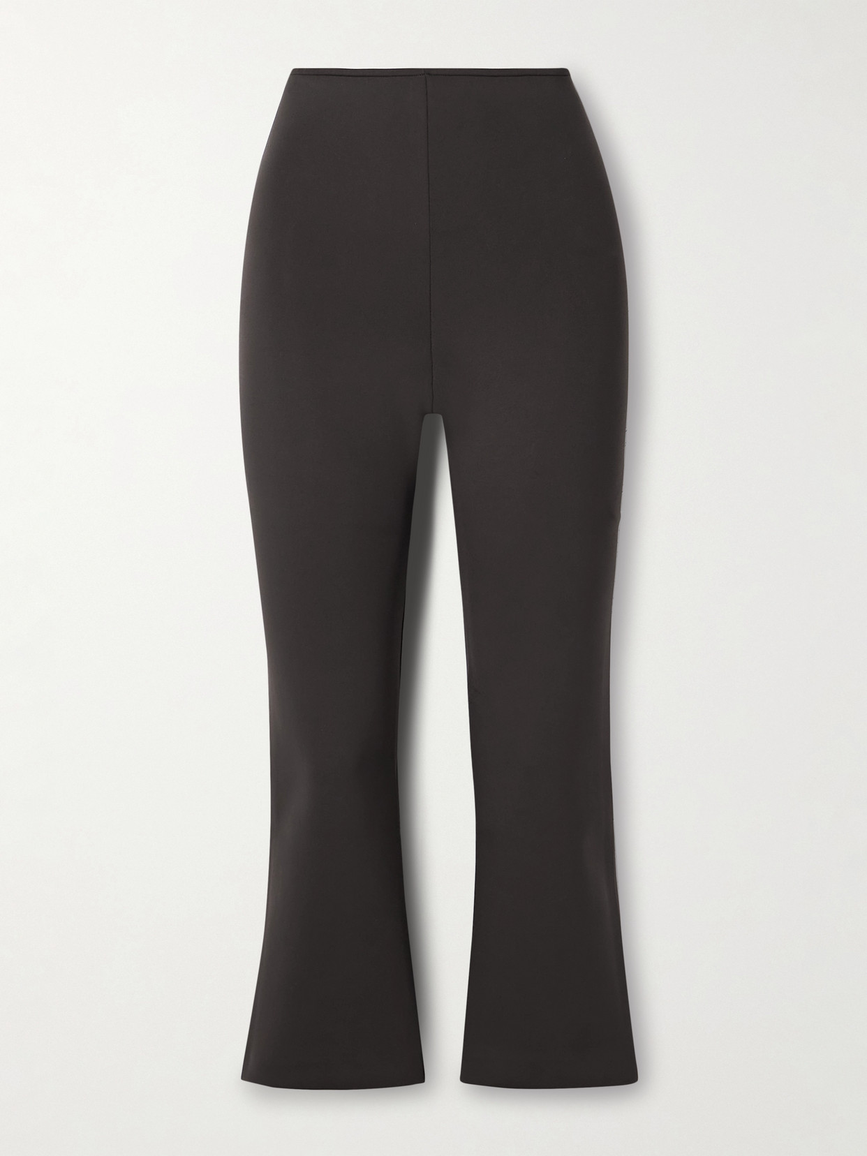 Fforme Shim Stretch-ponte Skinny Pants In Brown