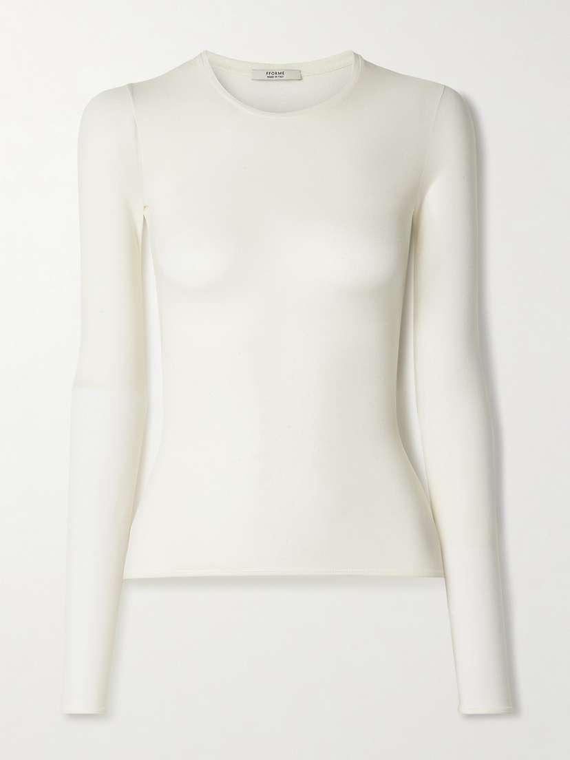 FFORME Ames Stretch-silk T-shirt