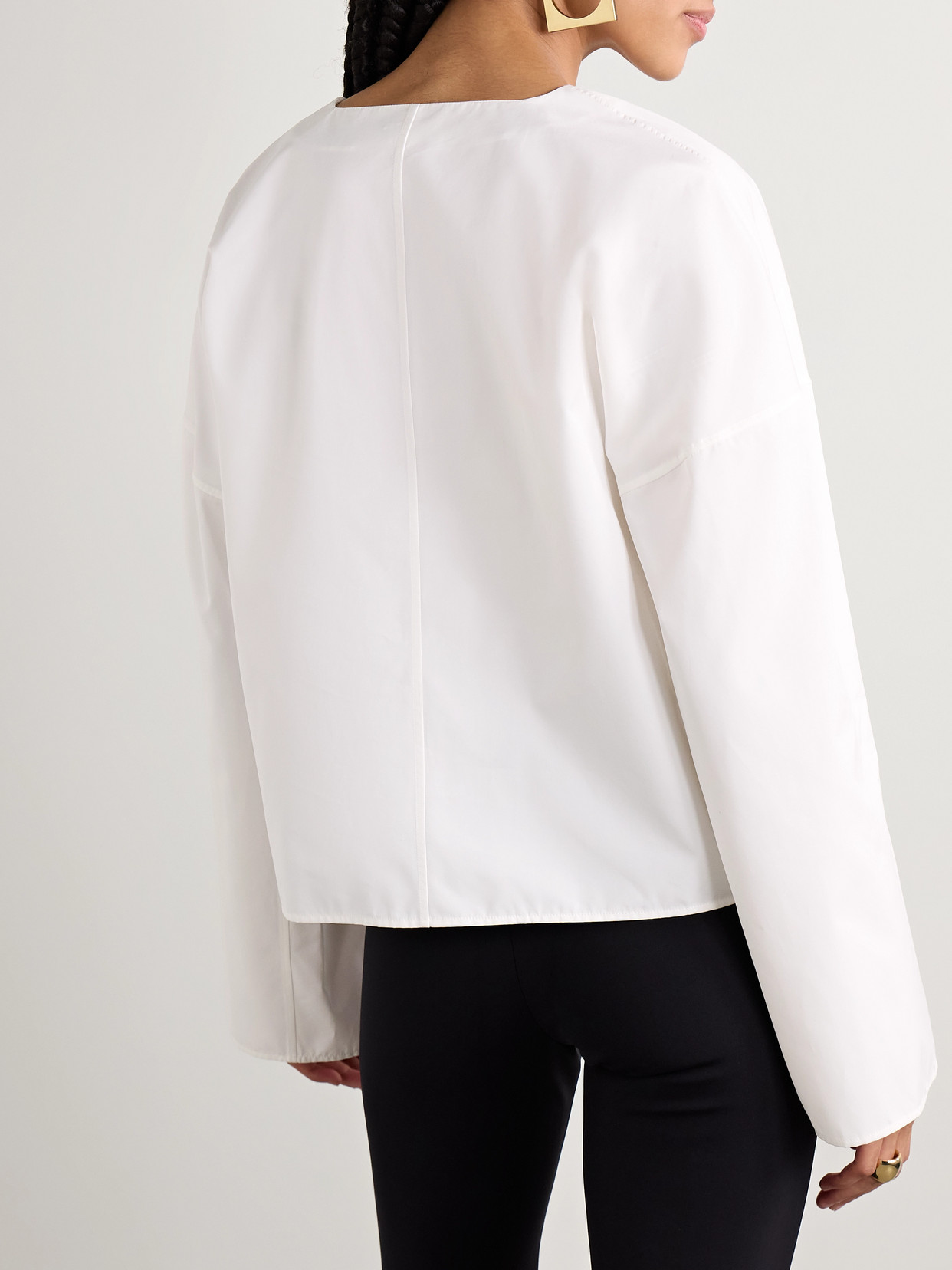 FFORME FISH COTTON-POPLIN SHIRT