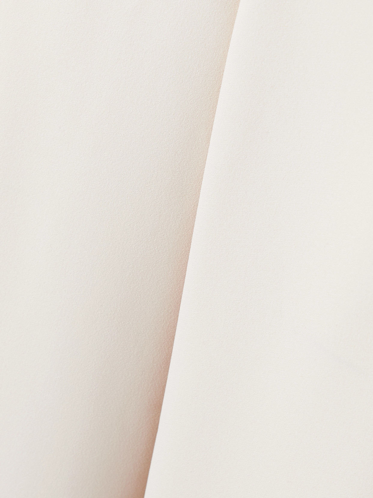 Fforme Pat Cropped Crepe Wide-leg Pants In Ivory