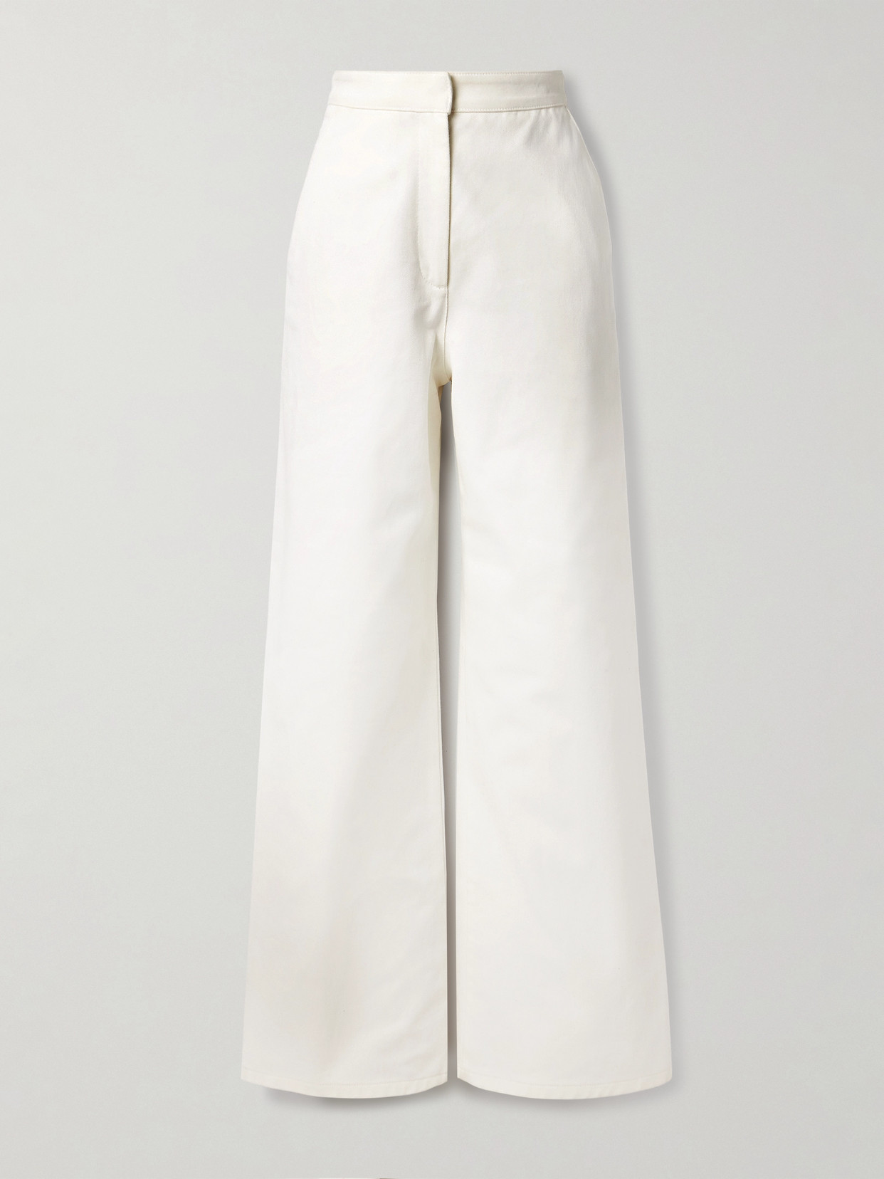 Fforme Strider High-rise Wide-leg Jeans In White