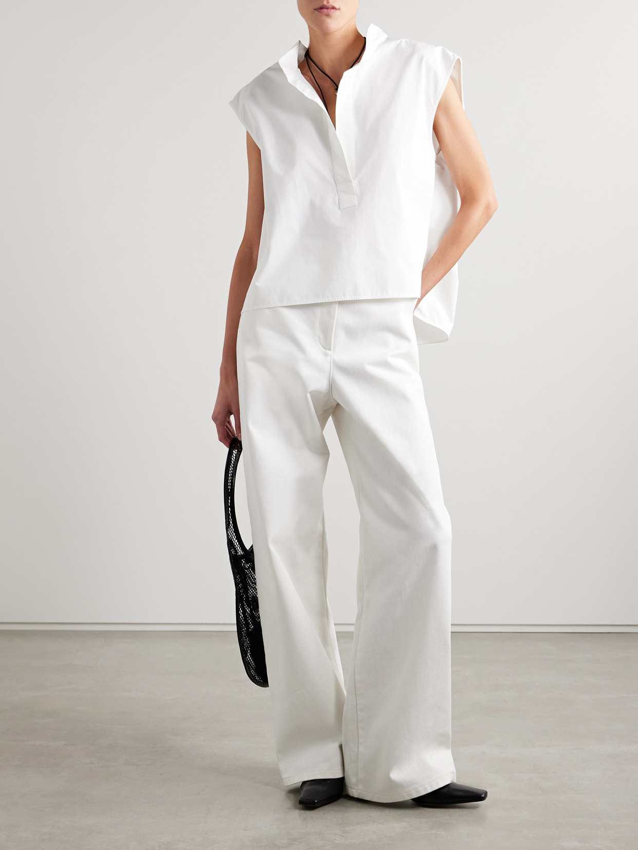 FFORME DORES COTTON-POPLIN TUNIC