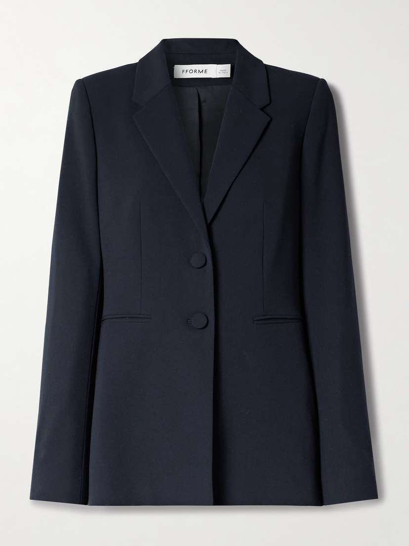 FFORME Bennet Wool-blend Crepe Blazer