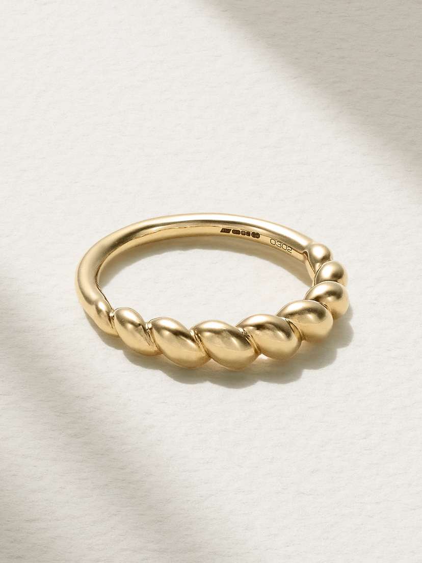 JESSICA MCCORMACK Beaches ini Conch Shell 18-karat Gold Ring