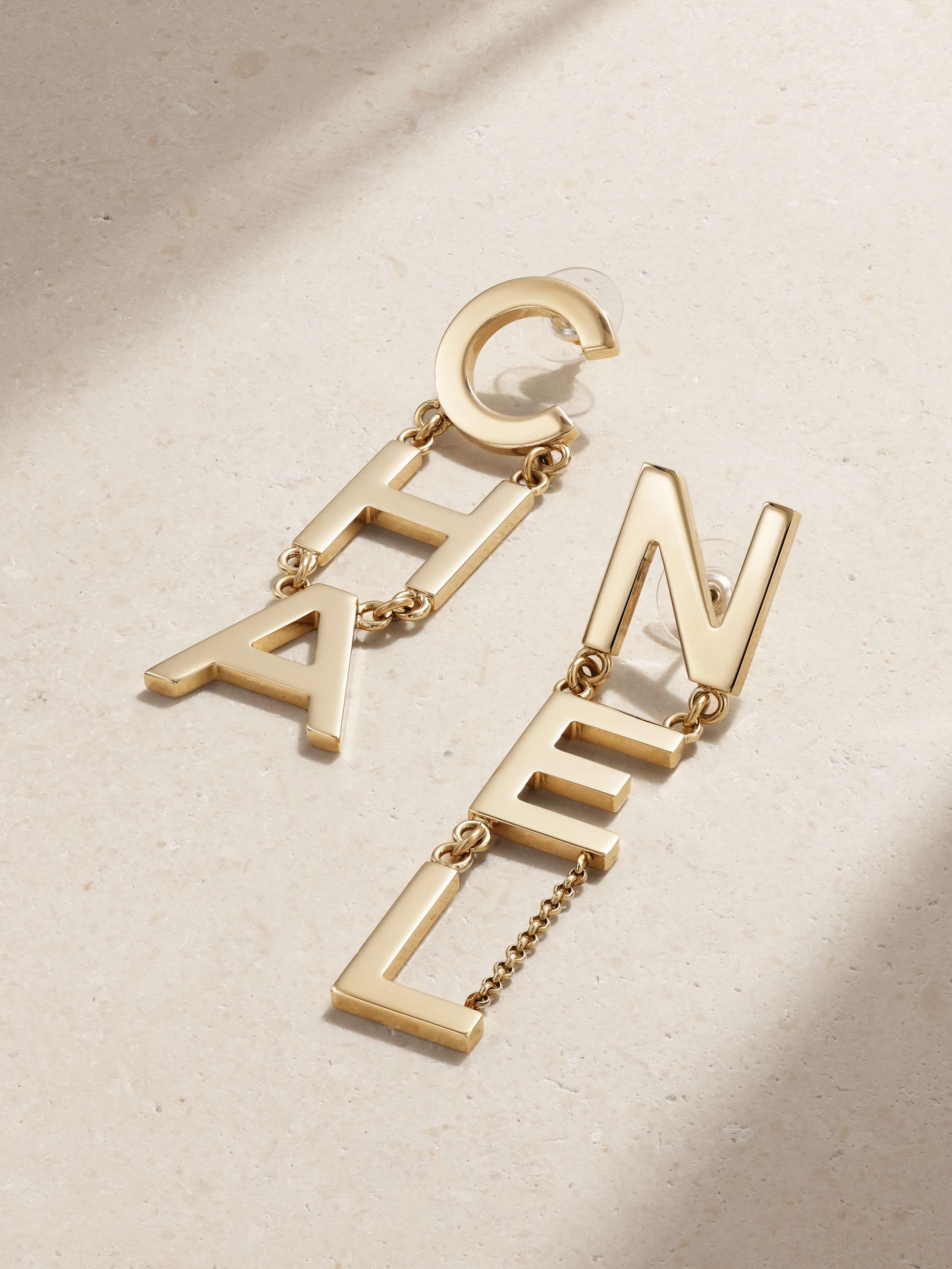 Gold plated earrings gold One Size