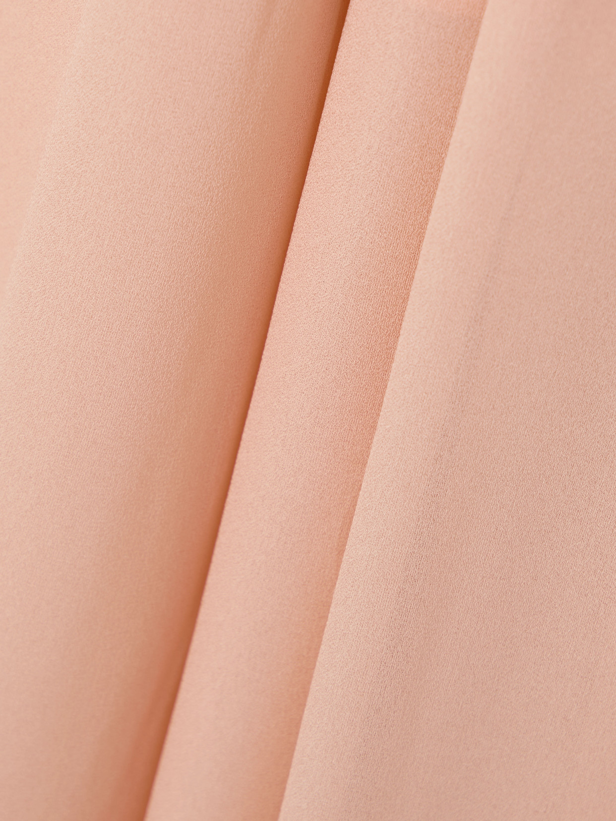 Shop Alaïa Gathered Georgette Peplum Midi Dress In Orange