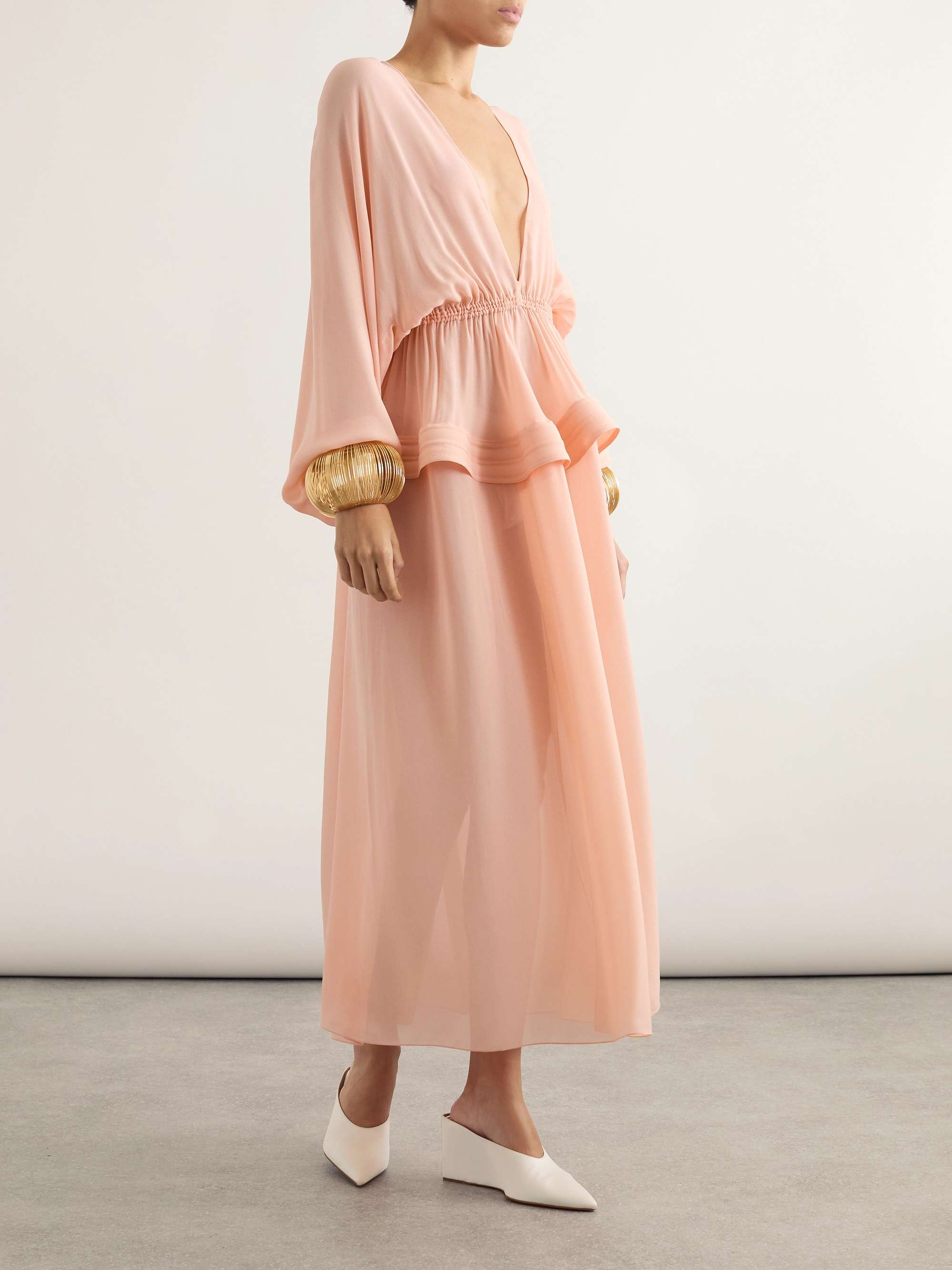 2025 wedding guest outfits -  petal pink wedding guest outfit 