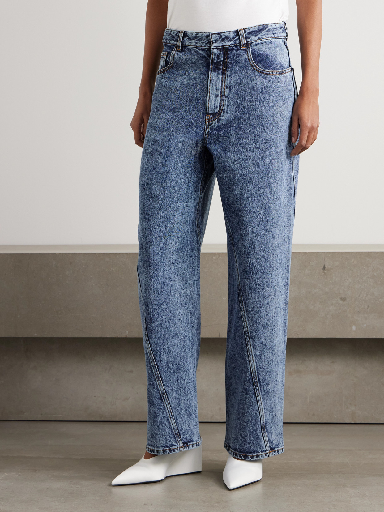 ALAÏA PANELED JEANS