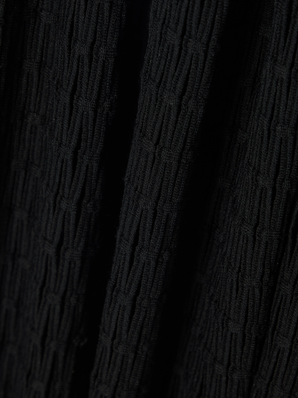 Alaïa Open-knit Tapered Pants In Black