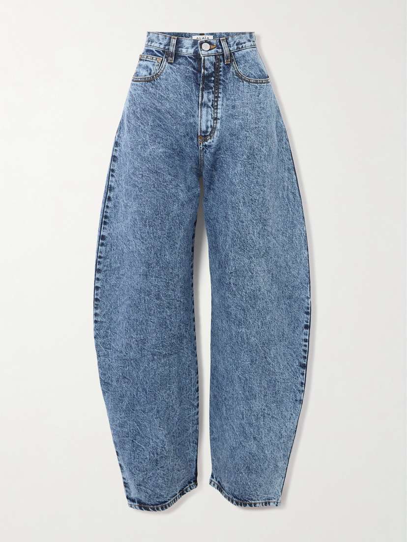 Alaïa High-rise Barrel-leg Jeans